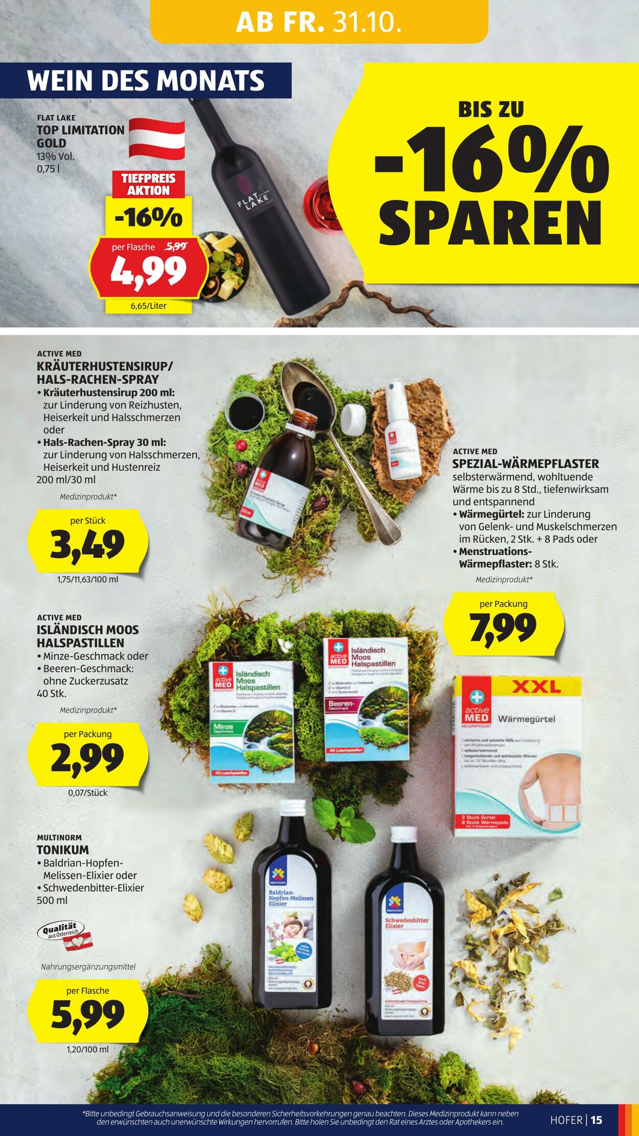 Prospekt Hofer 31.10.2025 - 06.11.2025