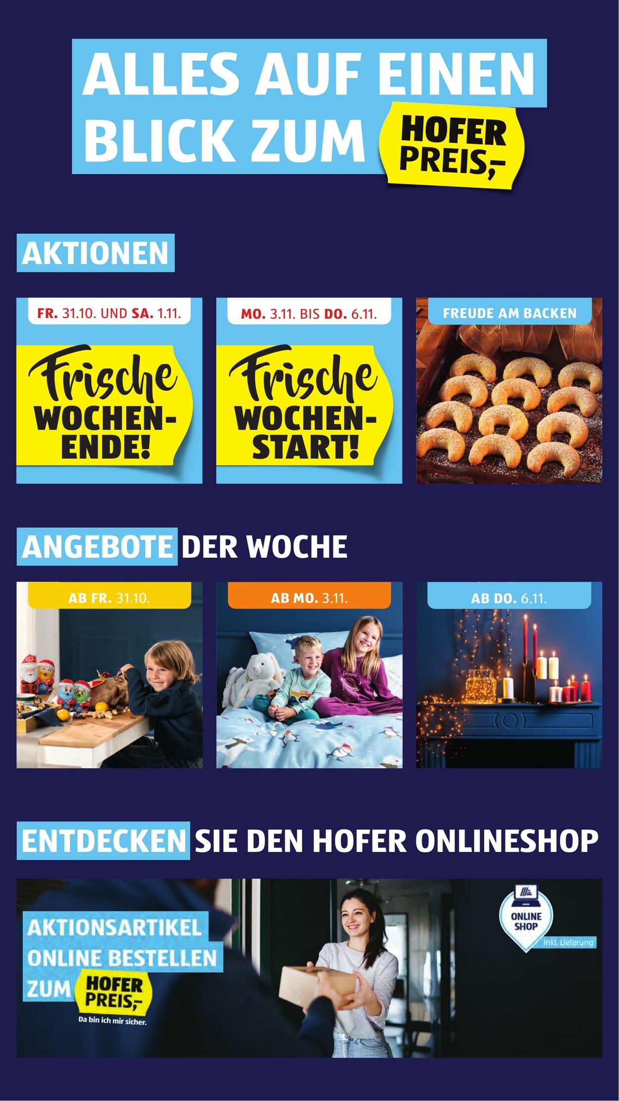 Prospekt Hofer 31.10.2025 - 06.11.2025