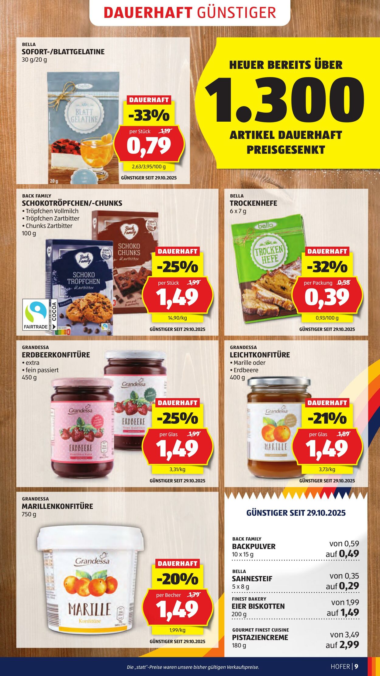 Prospekt Hofer 31.10.2025 - 06.11.2025