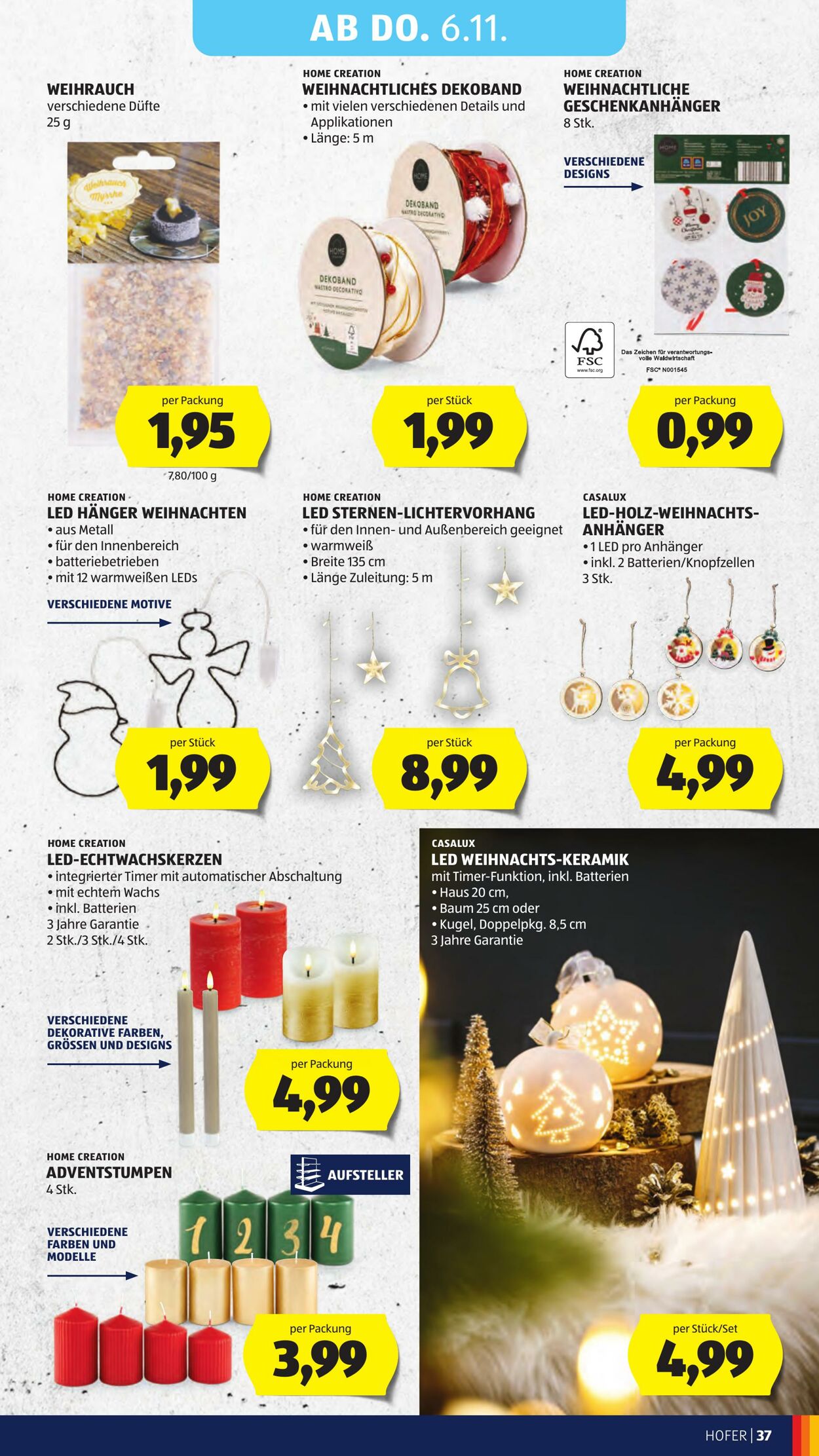 Prospekt Hofer 31.10.2025 - 06.11.2025