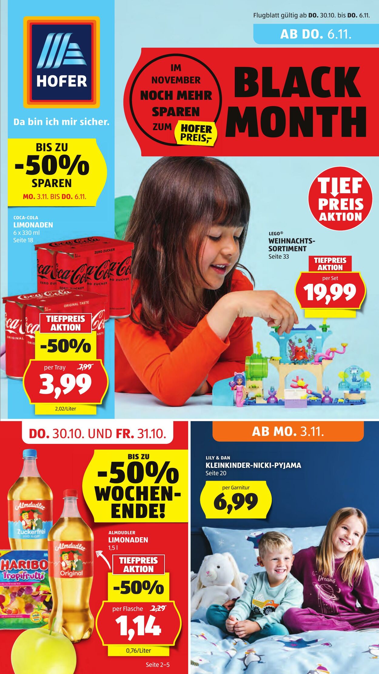 Prospekt Hofer 31.10.2025 - 06.11.2025