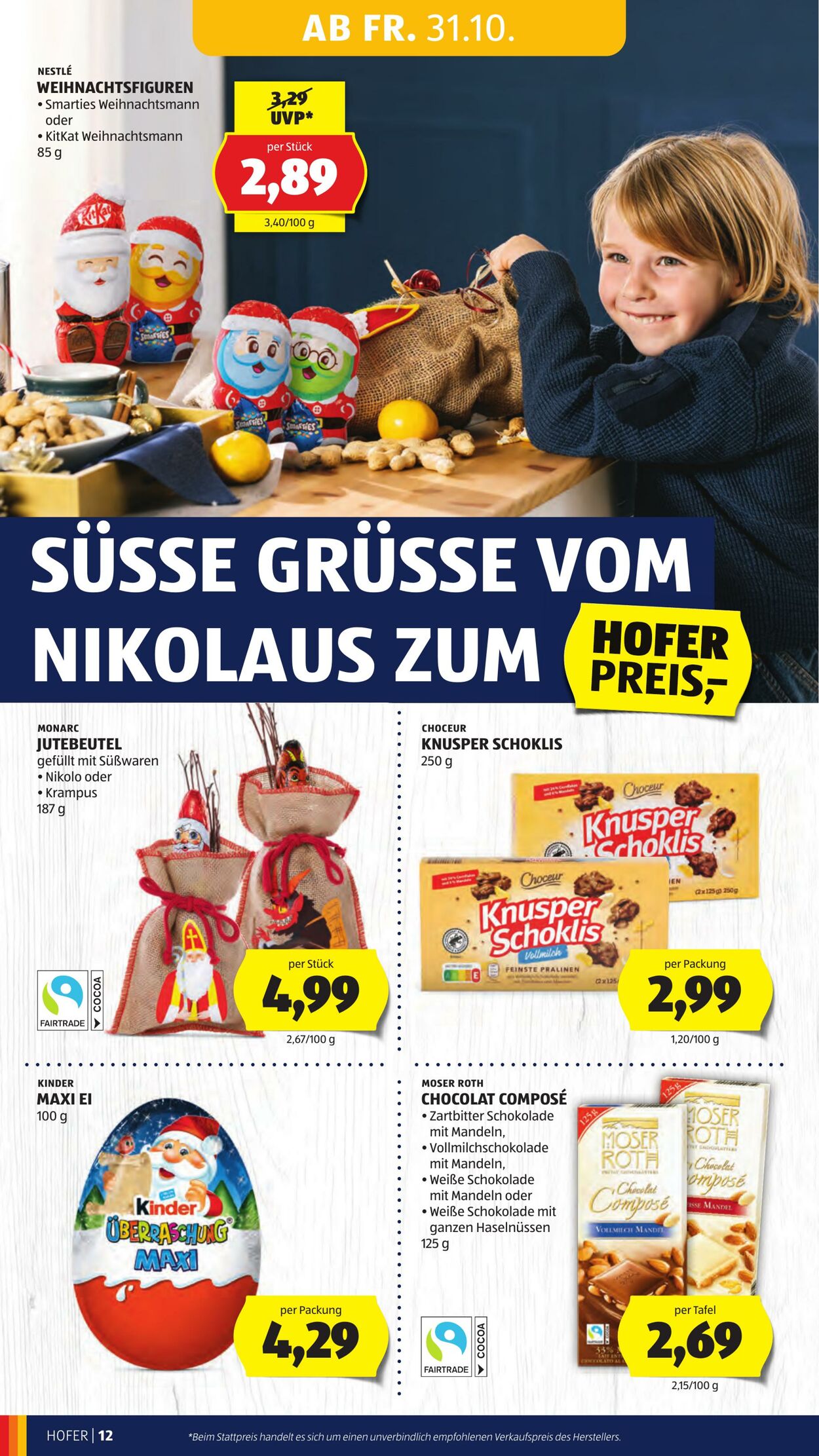 Prospekt Hofer 31.10.2025 - 06.11.2025