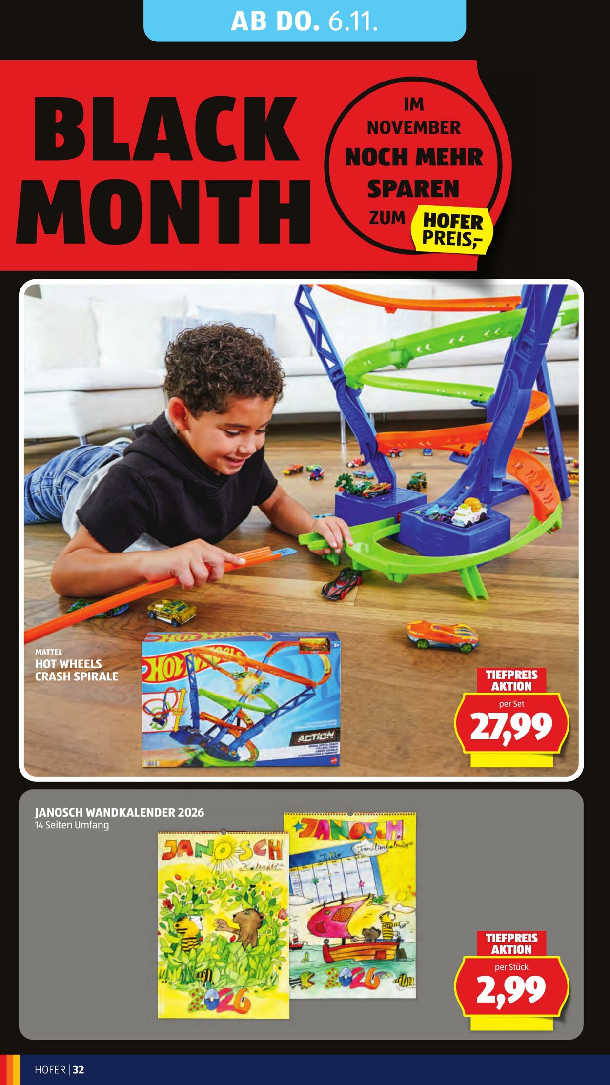Prospekt Hofer 31.10.2025 - 06.11.2025