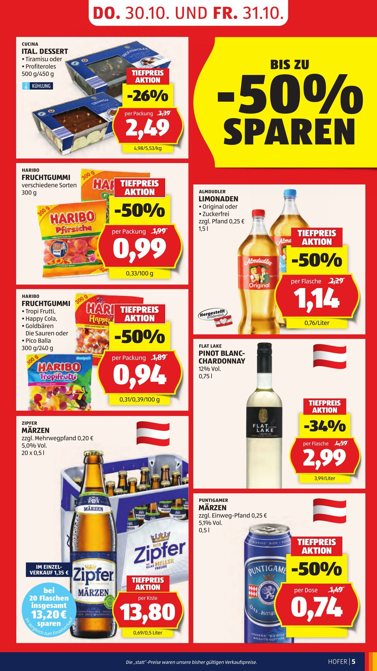 Prospekt Hofer 31.10.2025 - 06.11.2025