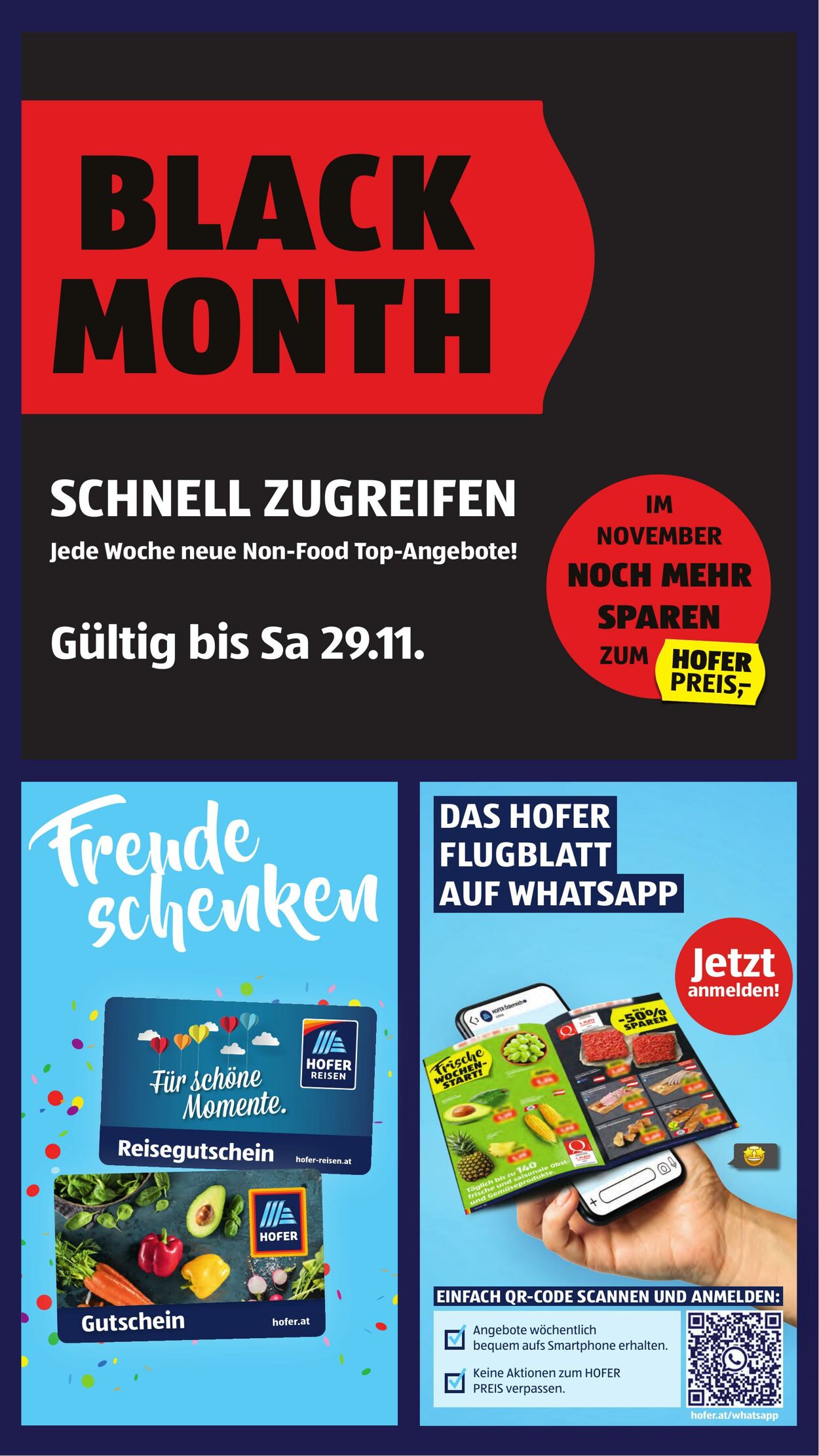 Prospekt Hofer 31.10.2025 - 06.11.2025