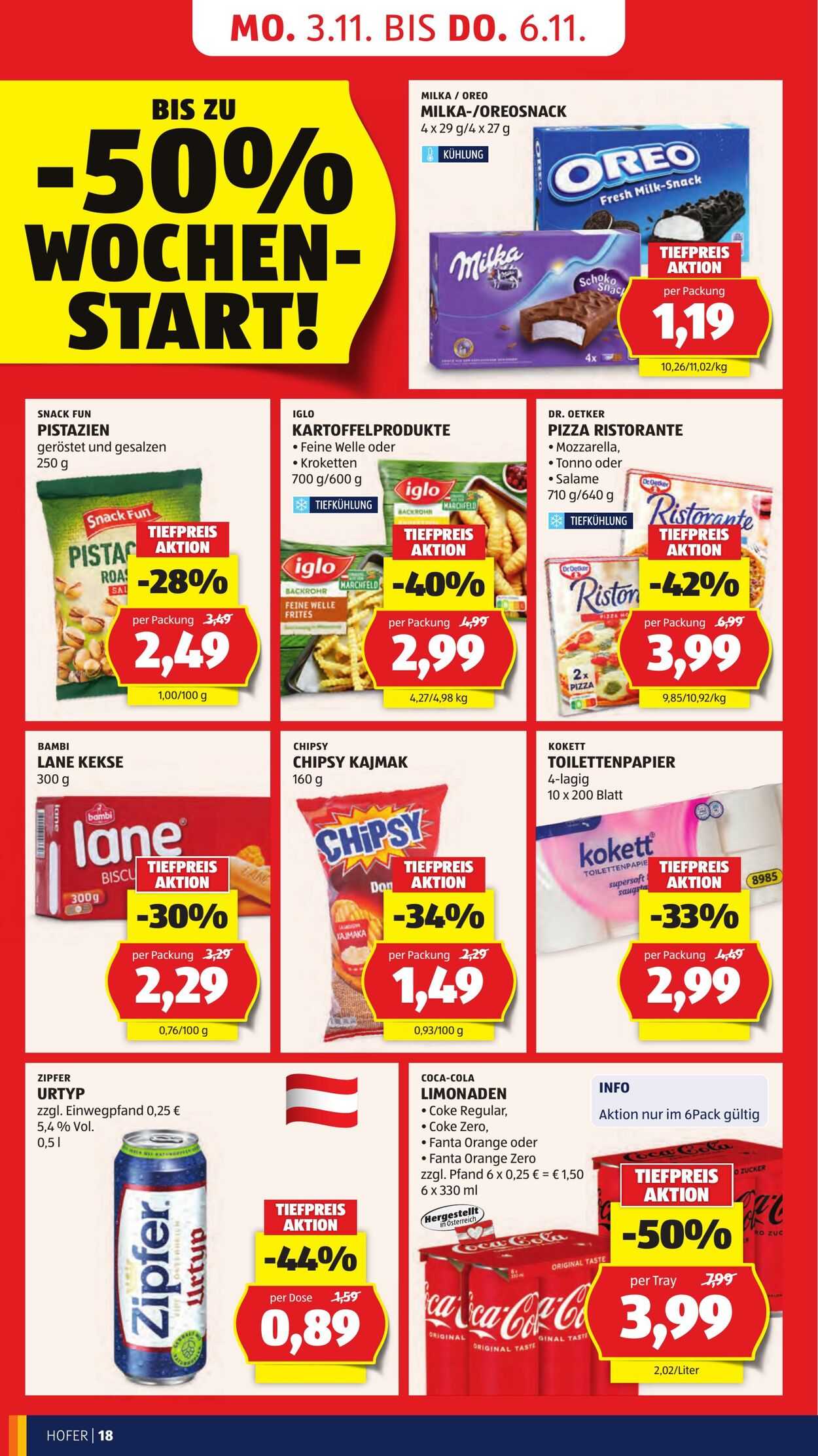 Prospekt Hofer 31.10.2025 - 06.11.2025