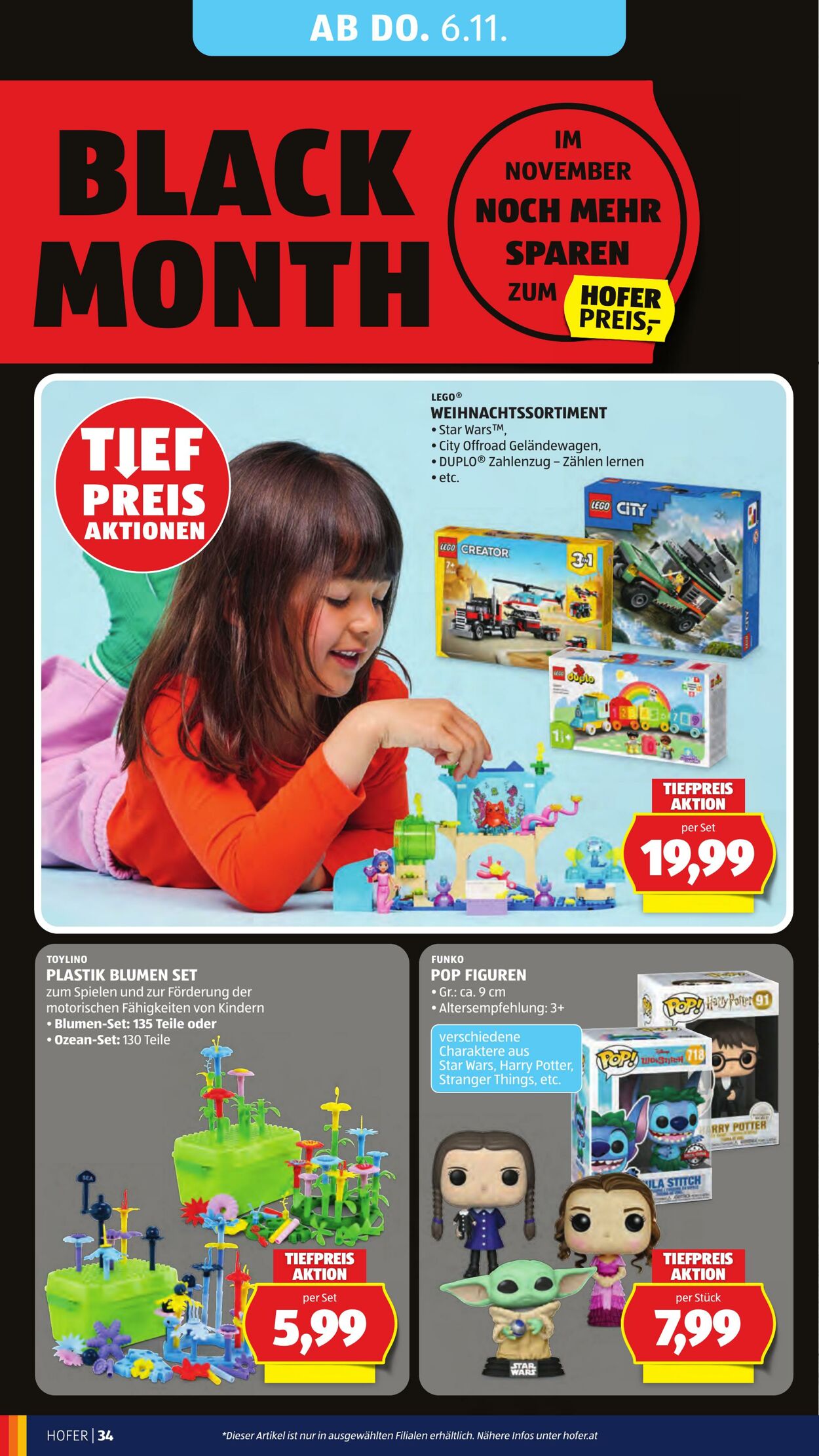 Prospekt Hofer 31.10.2025 - 06.11.2025