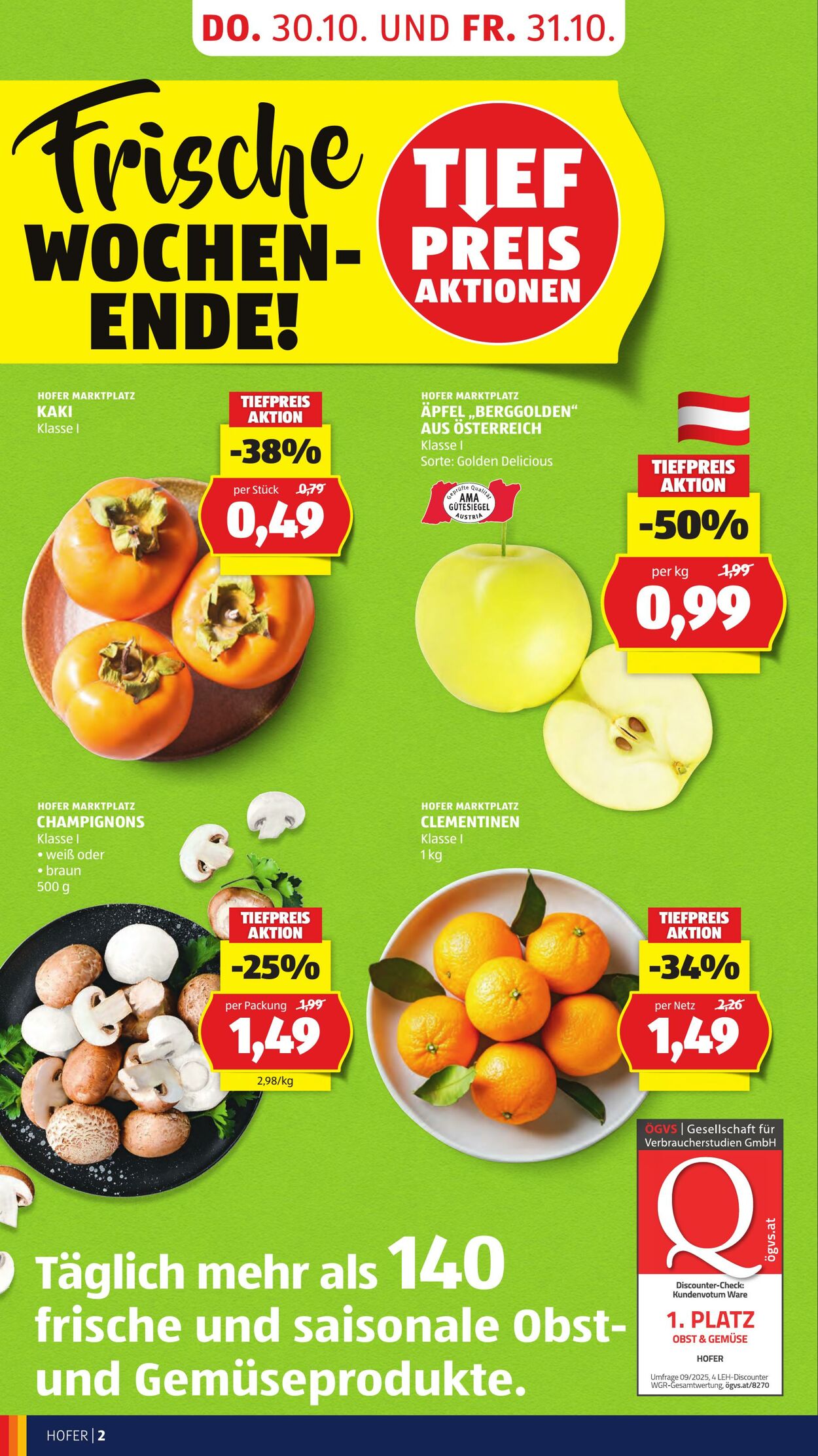 Prospekt Hofer 31.10.2025 - 06.11.2025