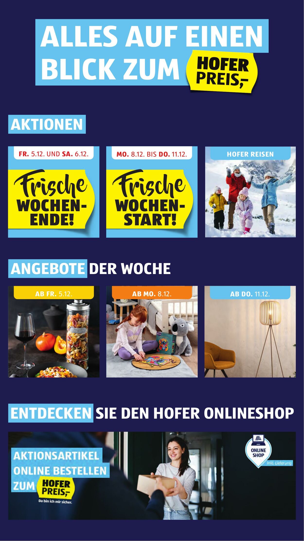 Prospekt Hofer 05.12.2025 - 11.12.2025