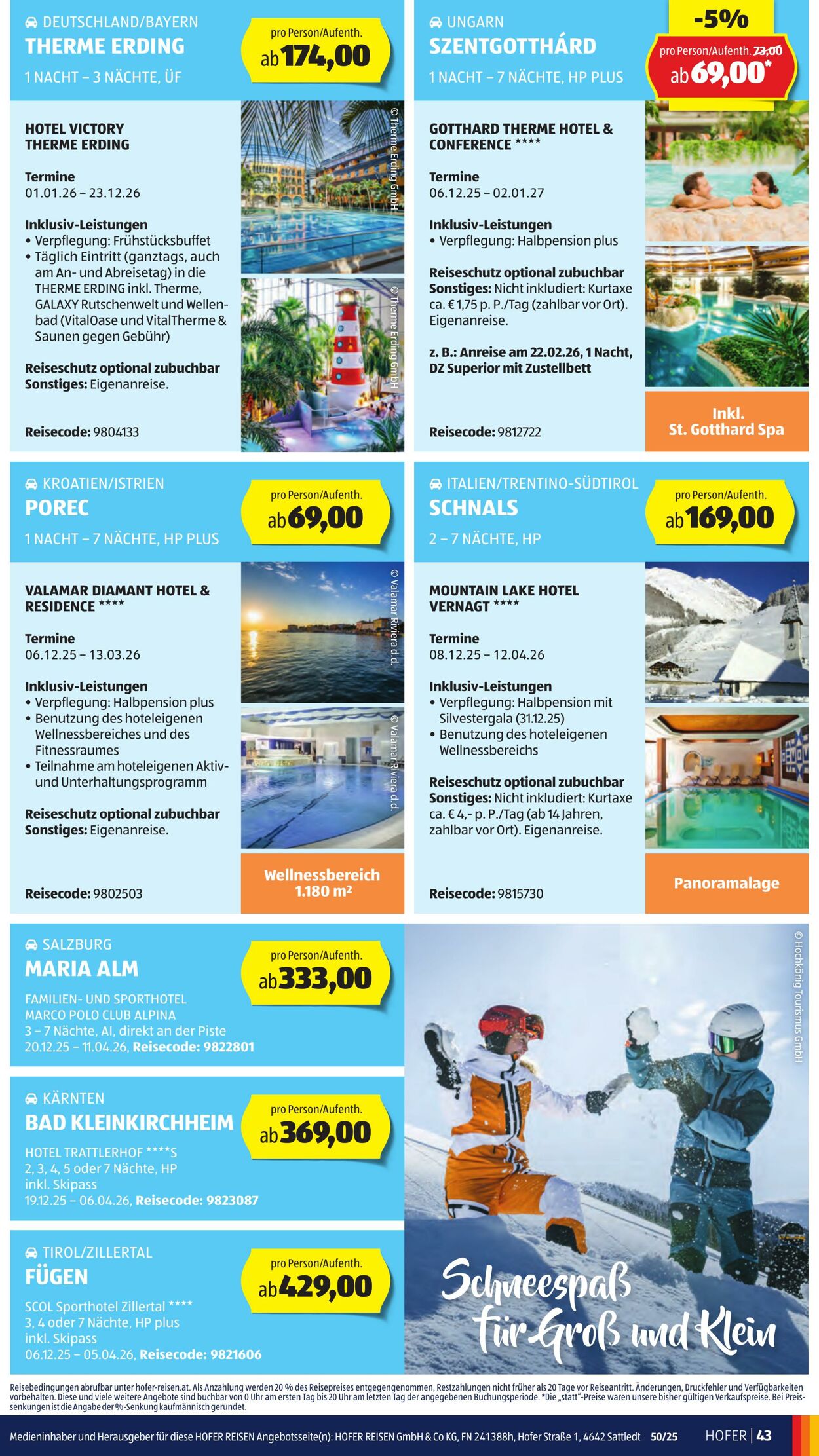 Prospekt Hofer 05.12.2025 - 11.12.2025