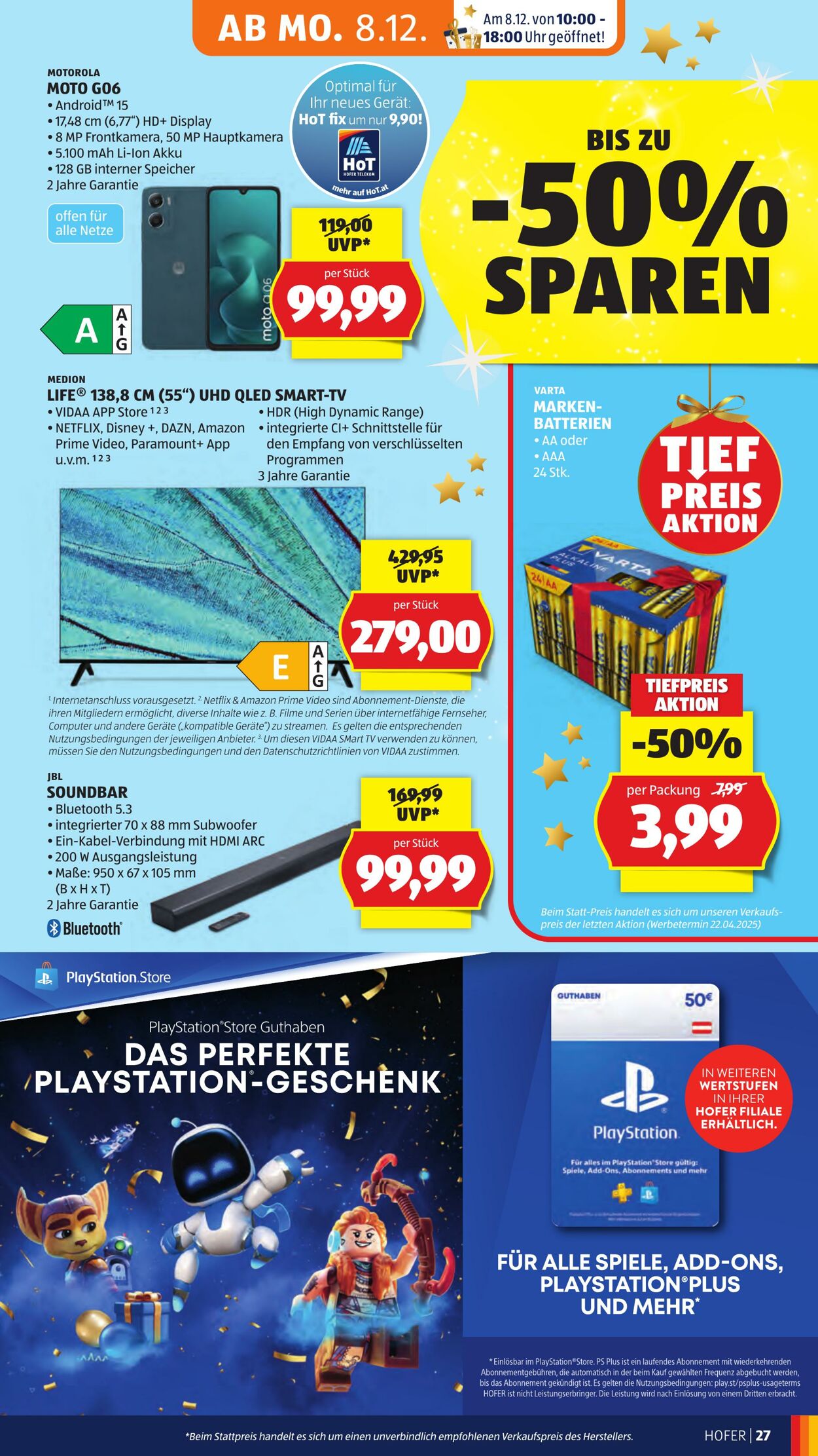 Prospekt Hofer 05.12.2025 - 11.12.2025