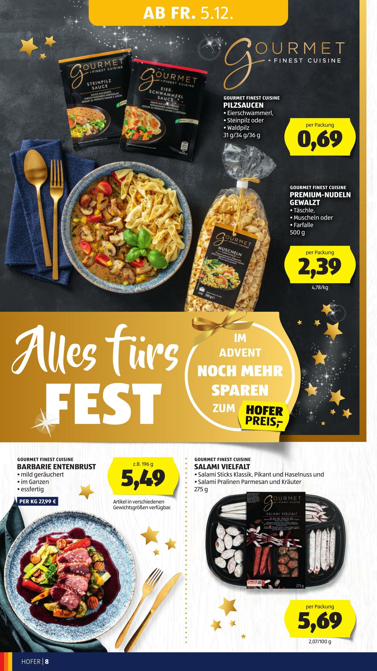 Prospekt Hofer 05.12.2025 - 11.12.2025