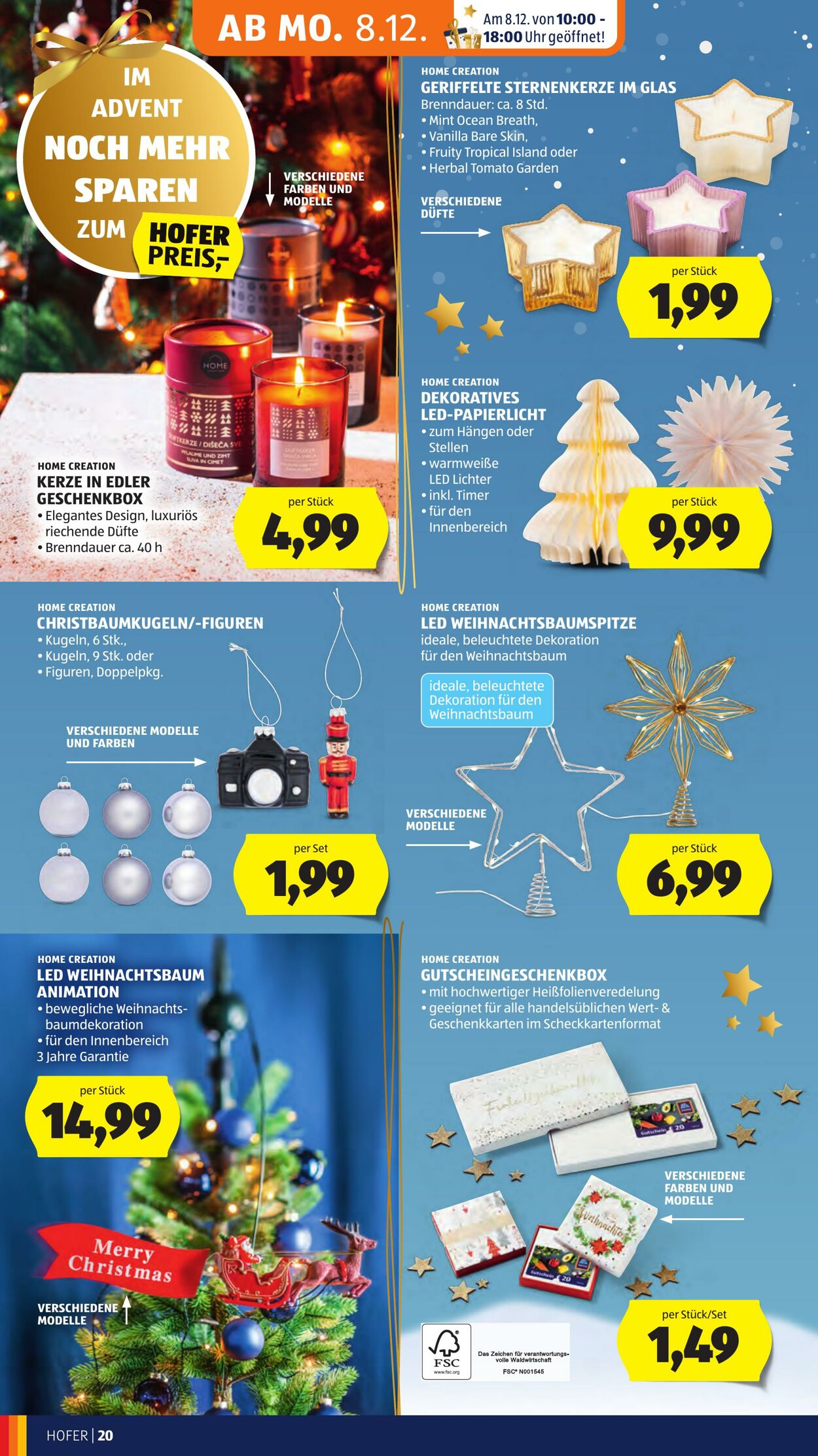 Prospekt Hofer 05.12.2025 - 11.12.2025