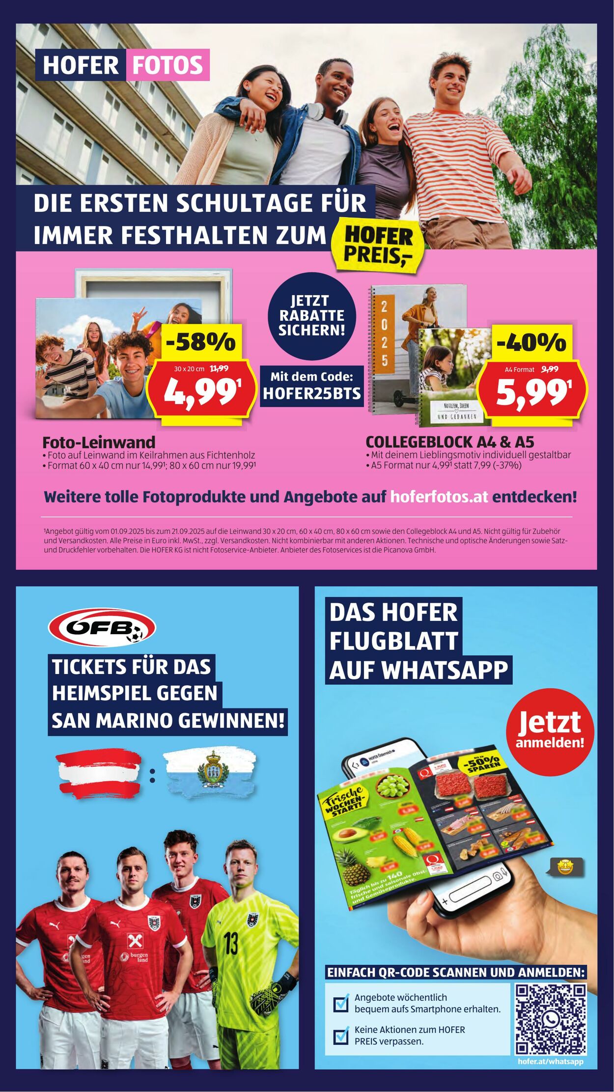 Prospekt Hofer 05.09.2025 - 11.09.2025