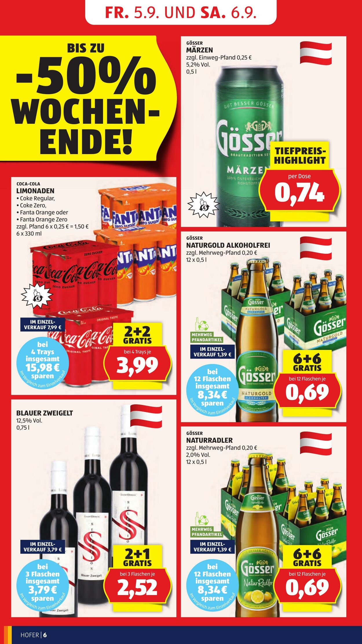 Prospekt Hofer 05.09.2025 - 11.09.2025