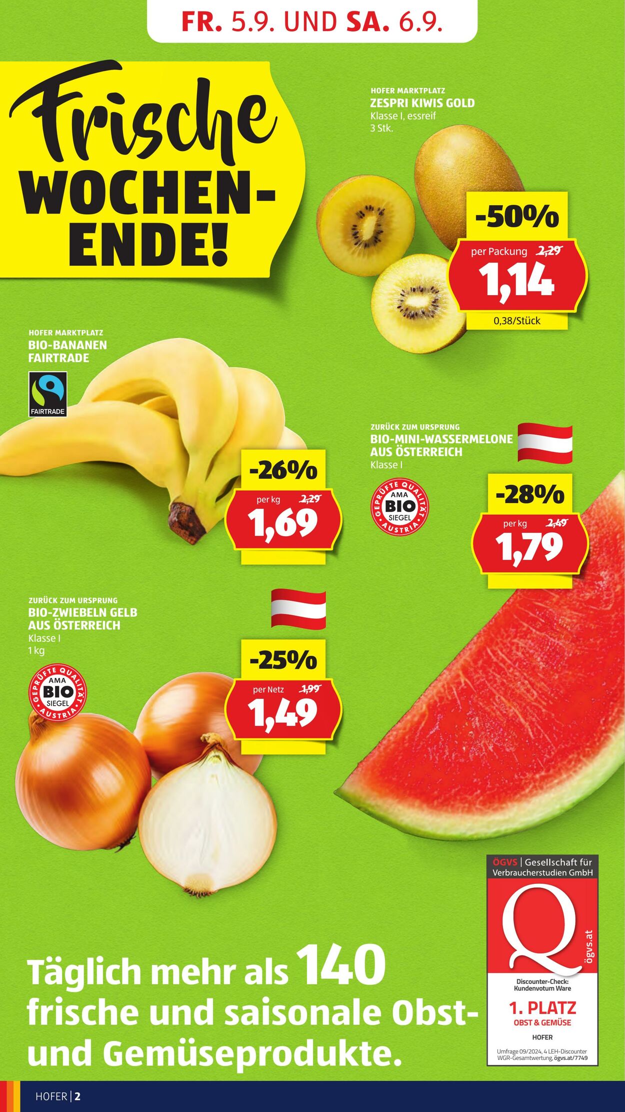 Prospekt Hofer 05.09.2025 - 11.09.2025