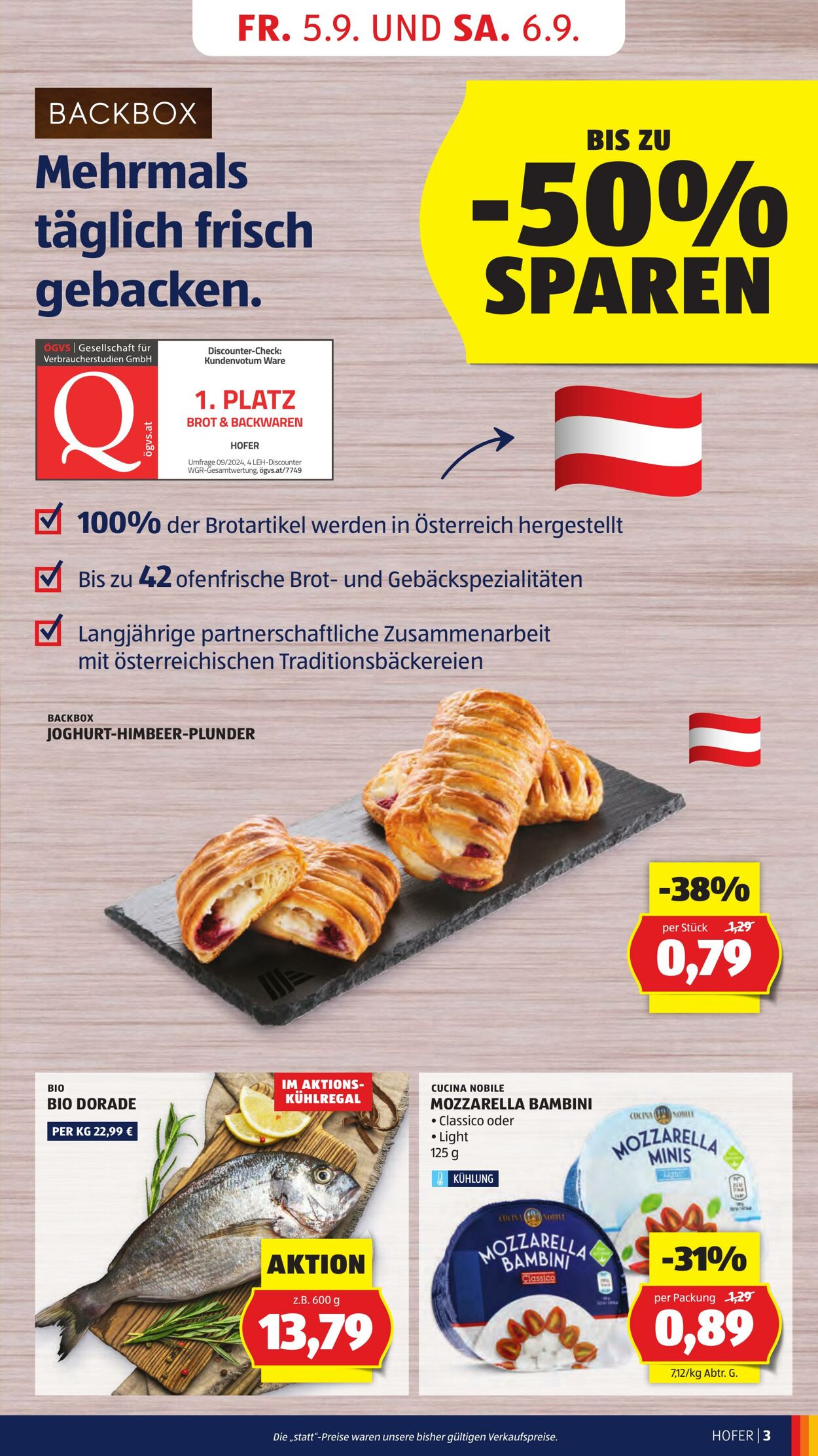 Prospekt Hofer 05.09.2025 - 11.09.2025