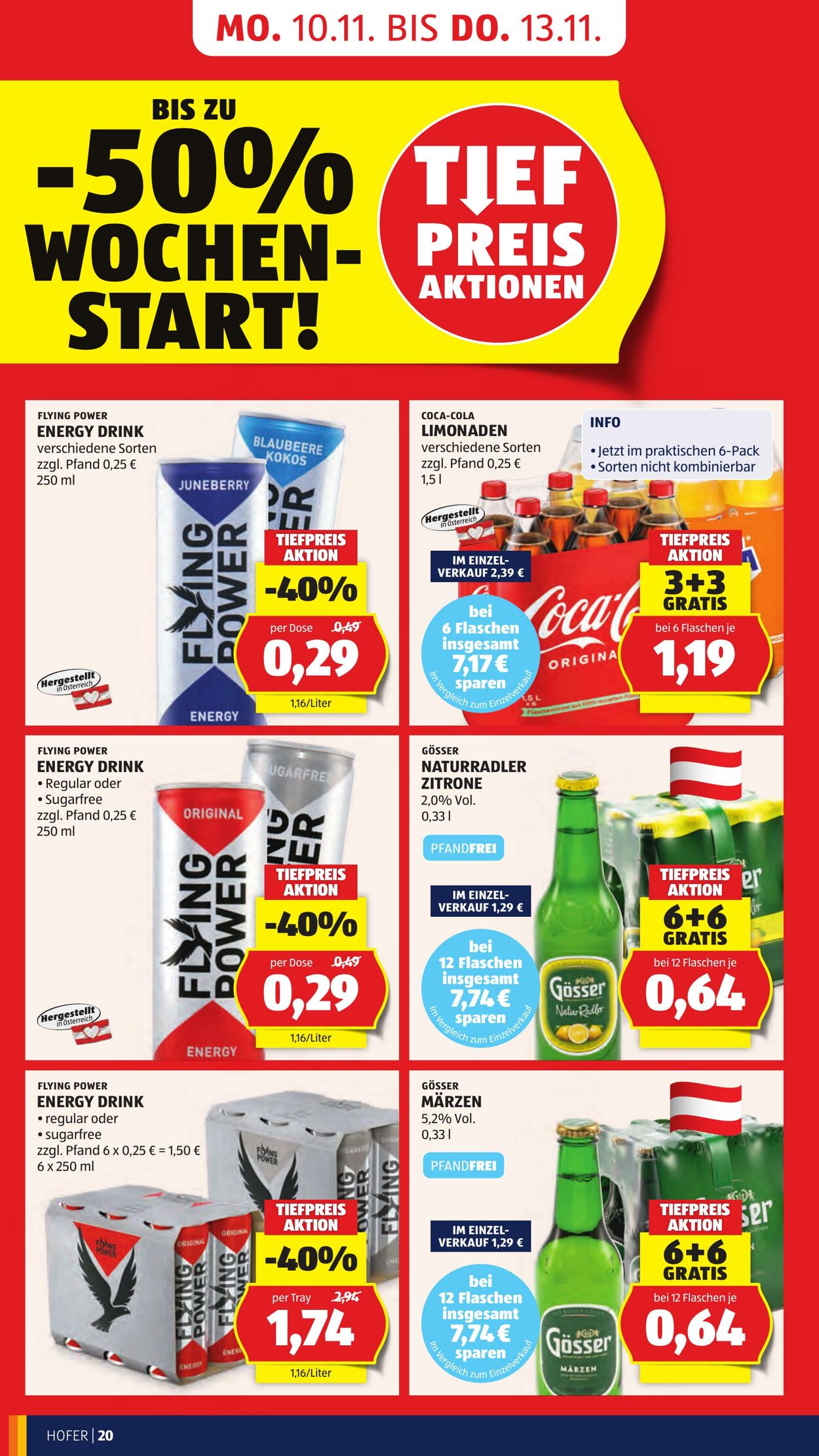 Prospekt Hofer 07.11.2025 - 13.11.2025