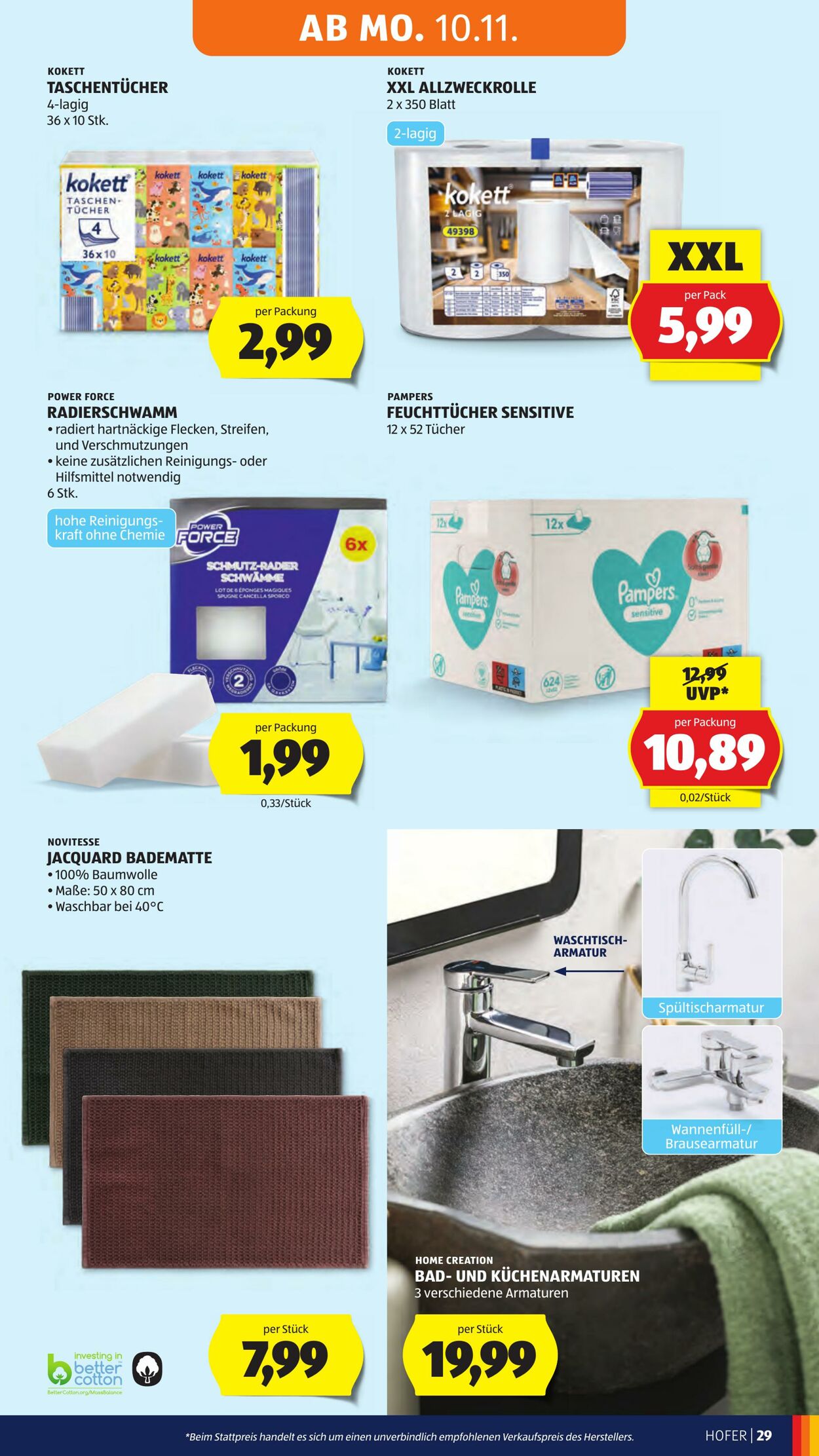 Prospekt Hofer 07.11.2025 - 13.11.2025