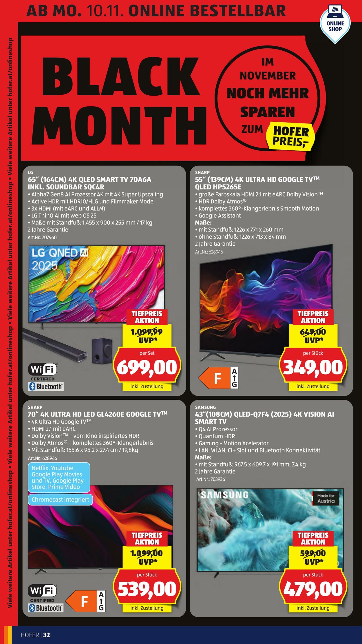 Prospekt Hofer 07.11.2025 - 13.11.2025