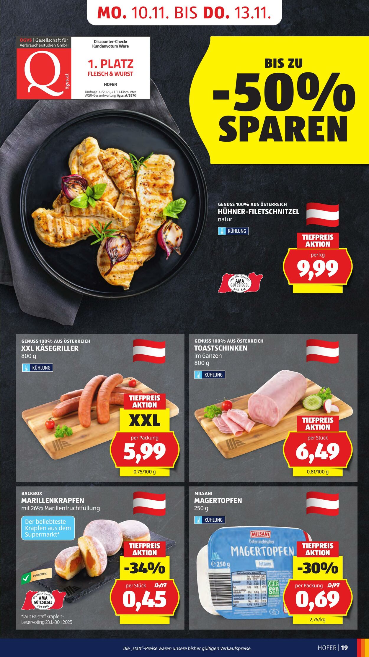 Prospekt Hofer 07.11.2025 - 13.11.2025