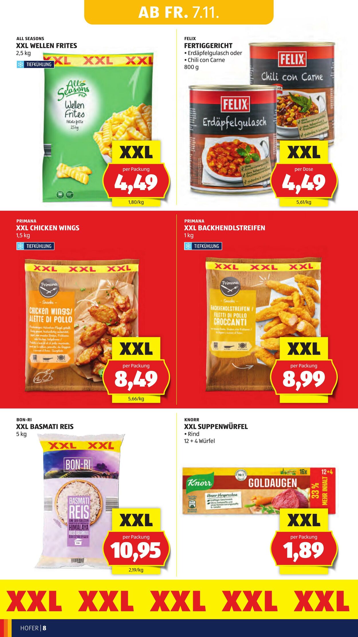 Prospekt Hofer 07.11.2025 - 13.11.2025