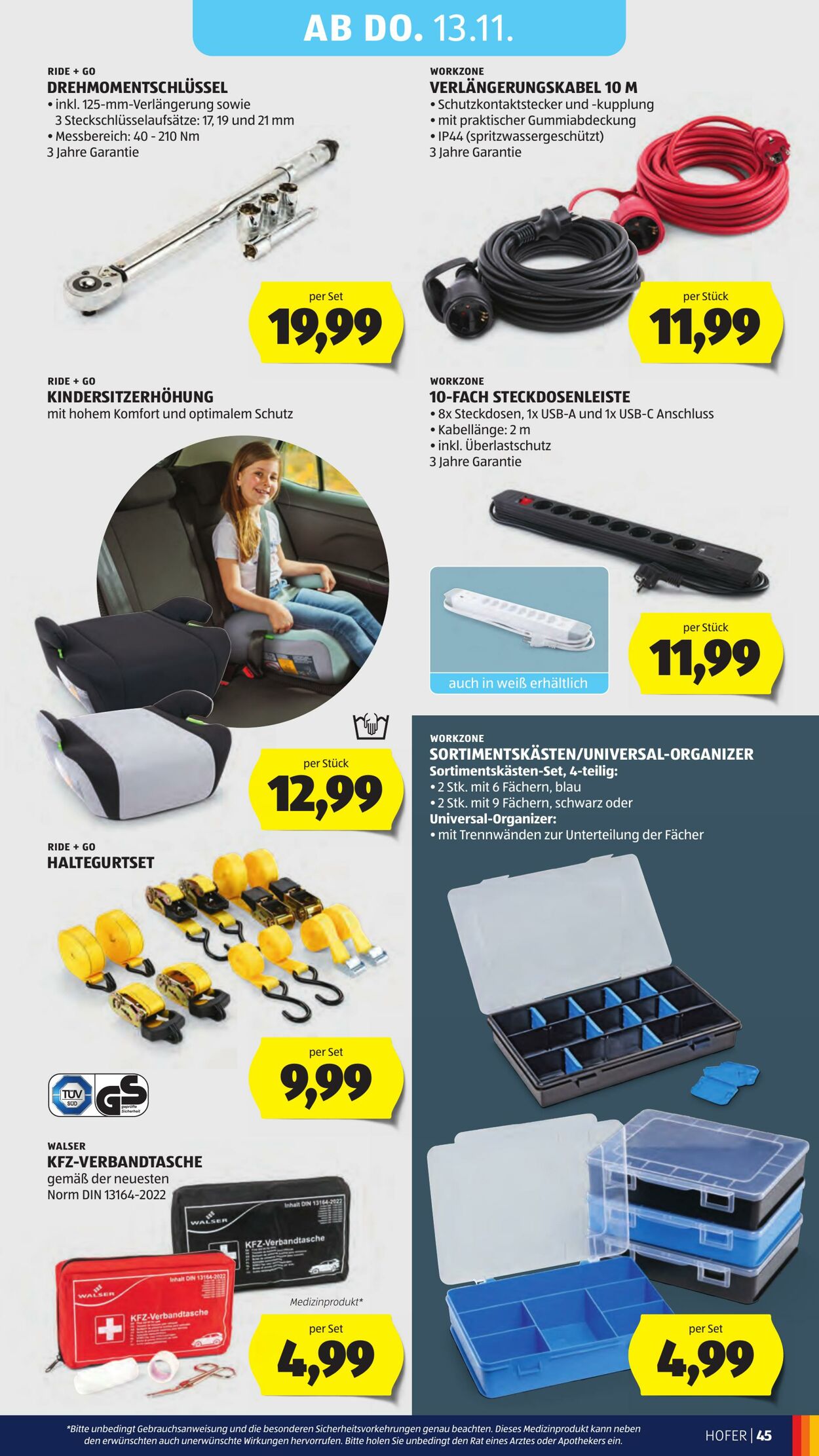 Prospekt Hofer 07.11.2025 - 13.11.2025