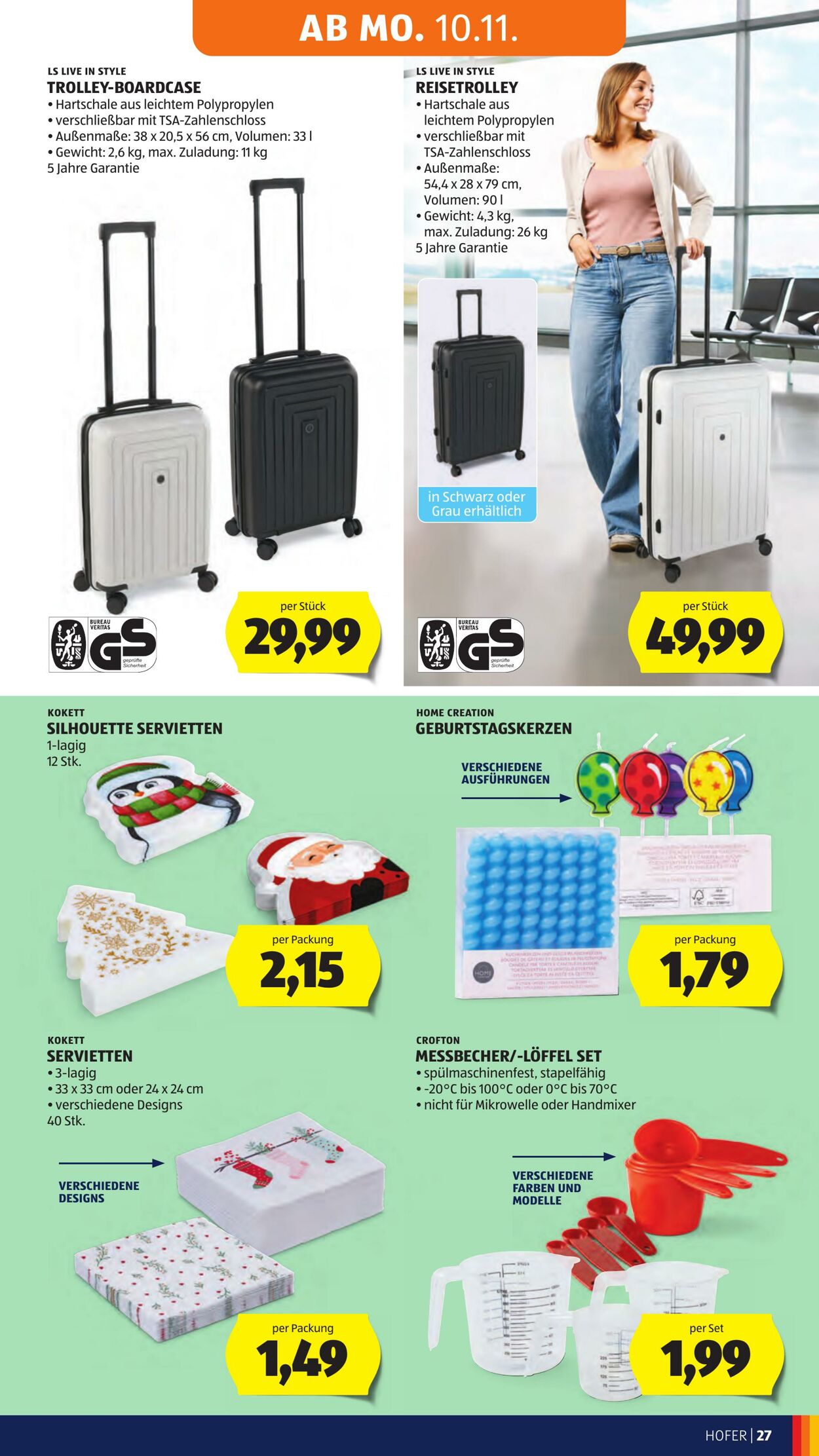 Prospekt Hofer 07.11.2025 - 13.11.2025