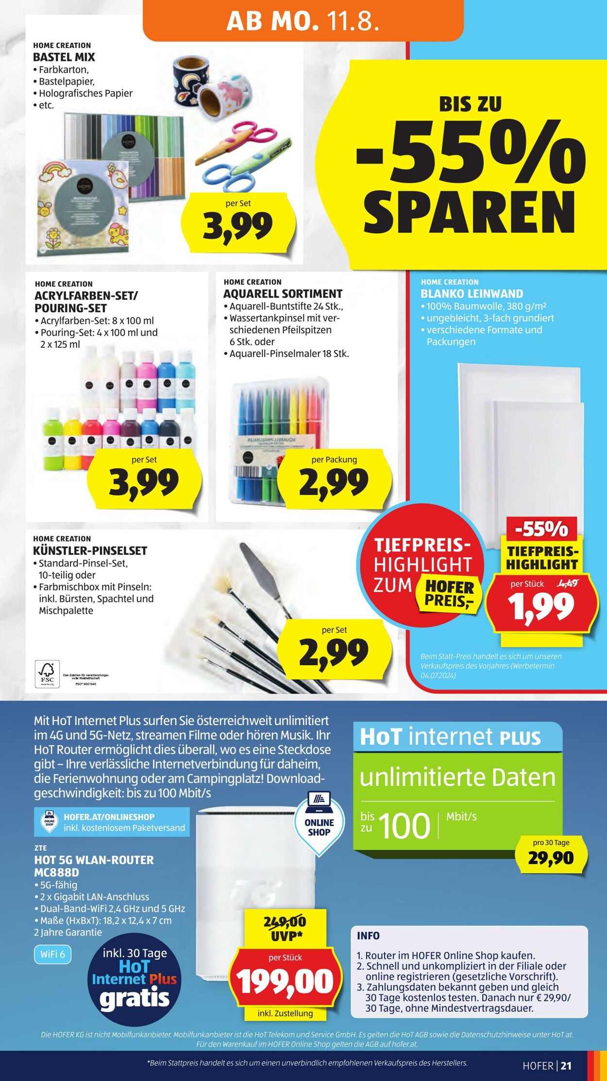 Prospekt Hofer 08.08.2025 - 14.08.2025