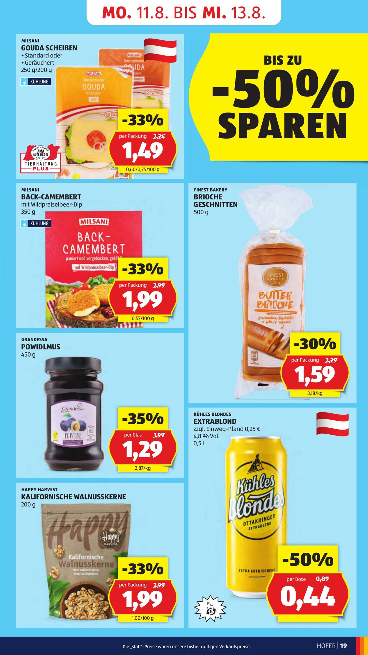 Prospekt Hofer 08.08.2025 - 14.08.2025