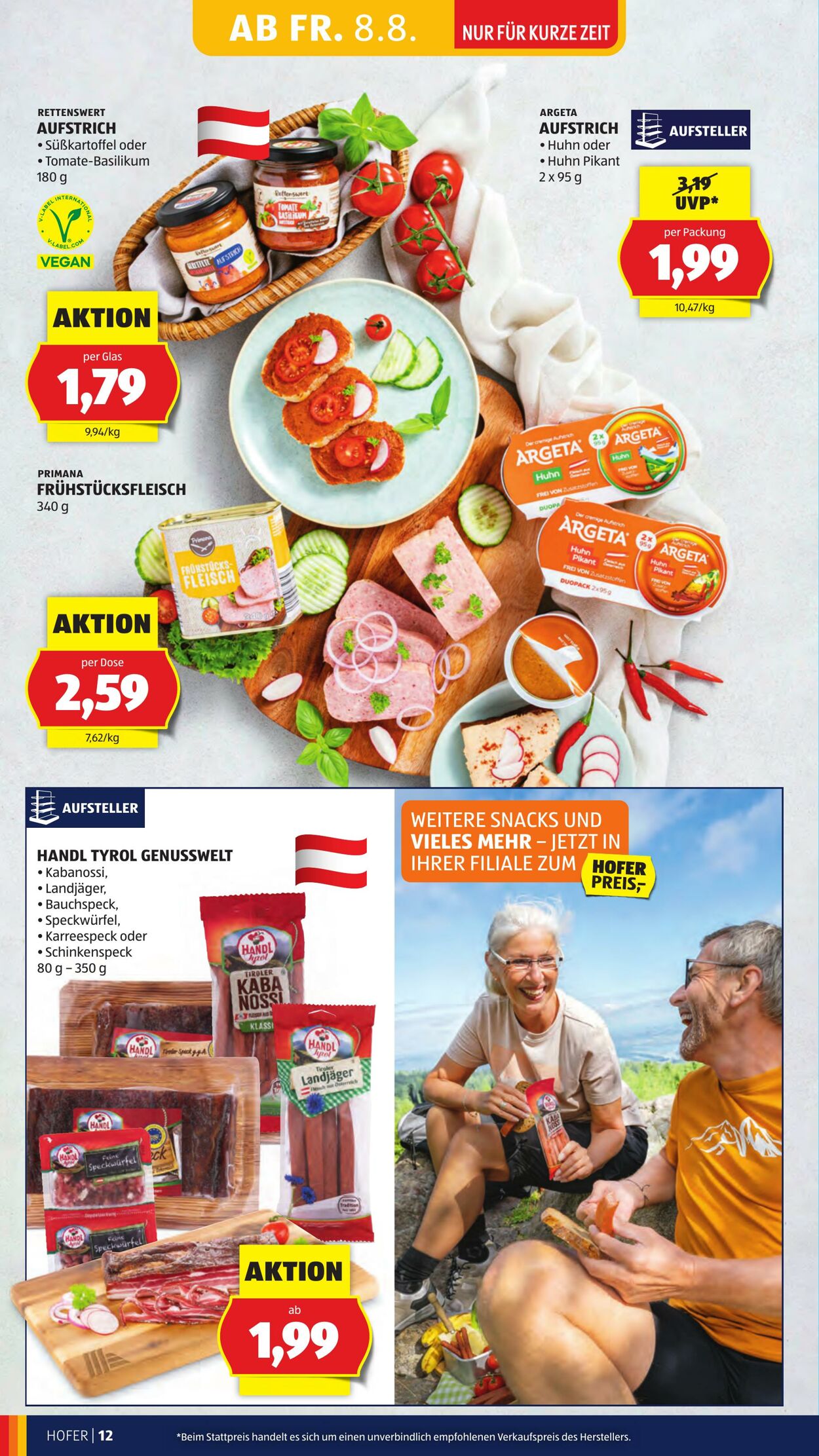 Prospekt Hofer 08.08.2025 - 14.08.2025