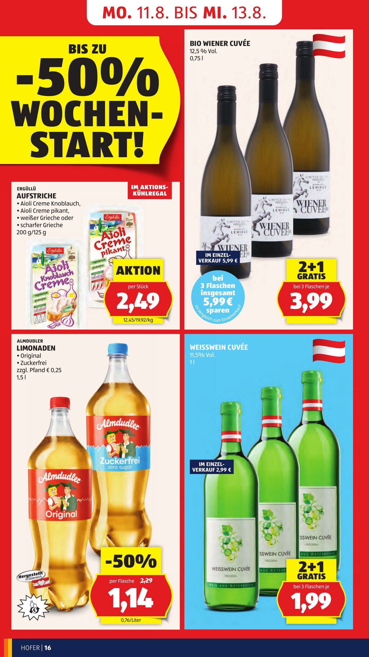 Prospekt Hofer 08.08.2025 - 14.08.2025