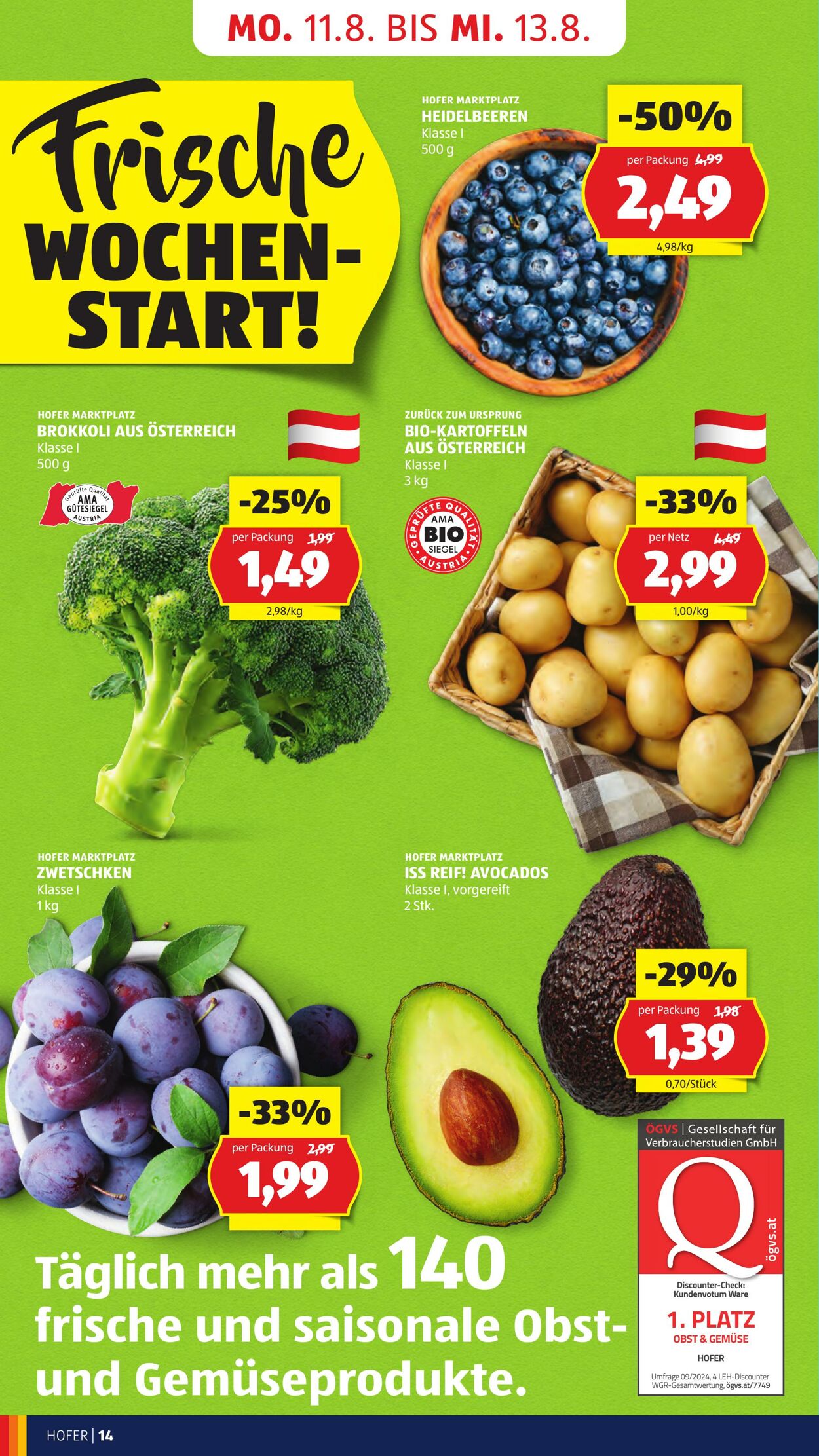Prospekt Hofer 08.08.2025 - 14.08.2025