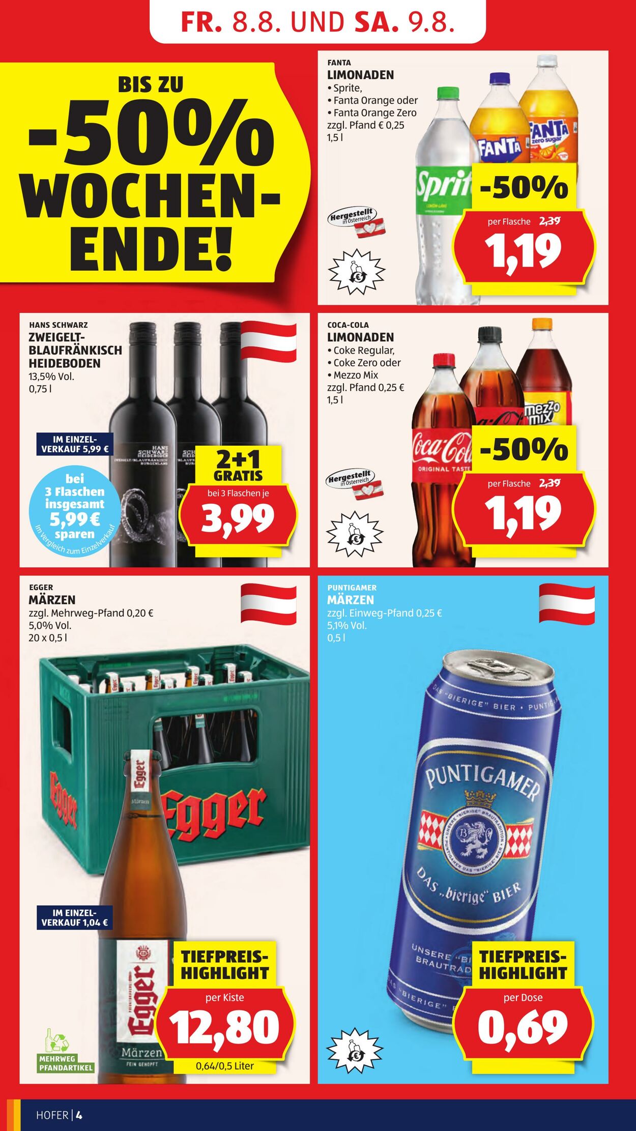 Prospekt Hofer 08.08.2025 - 14.08.2025