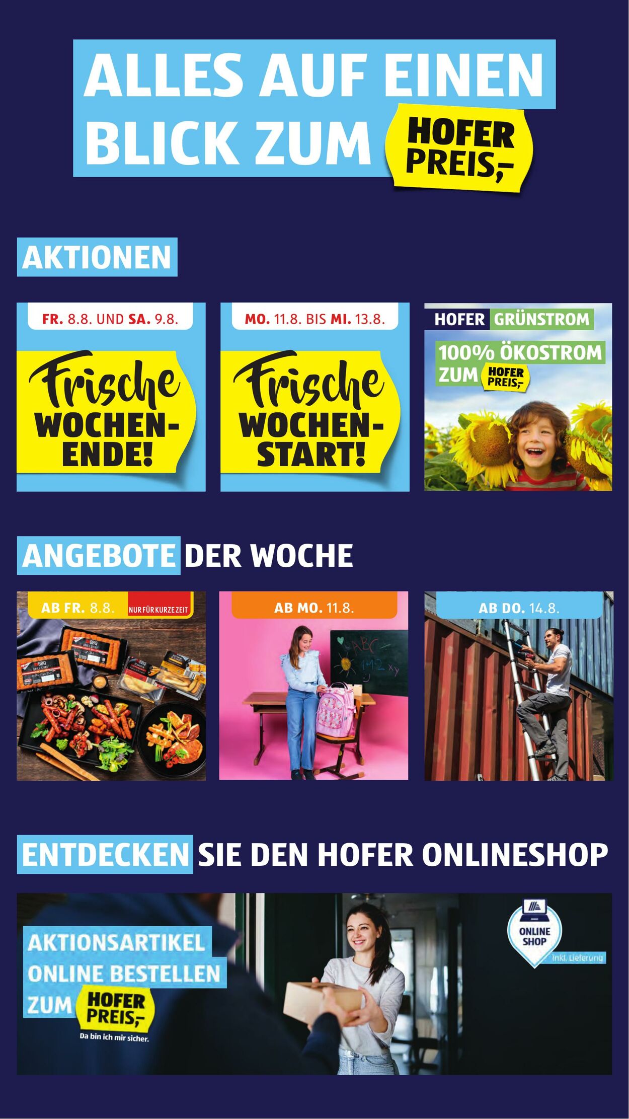 Prospekt Hofer 08.08.2025 - 14.08.2025