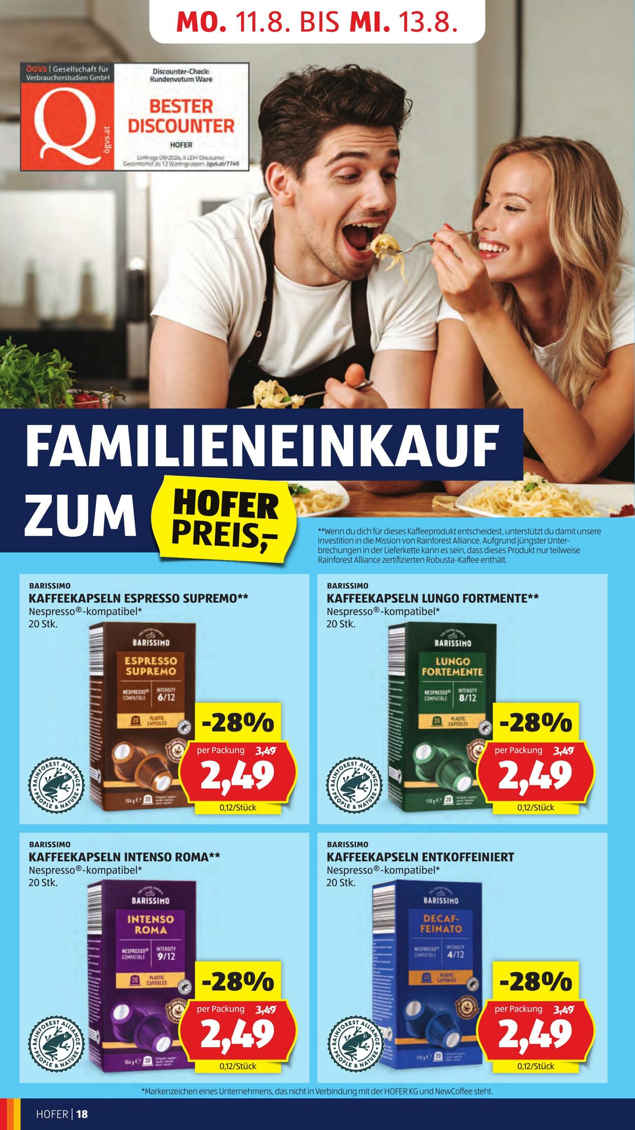 Prospekt Hofer 08.08.2025 - 14.08.2025