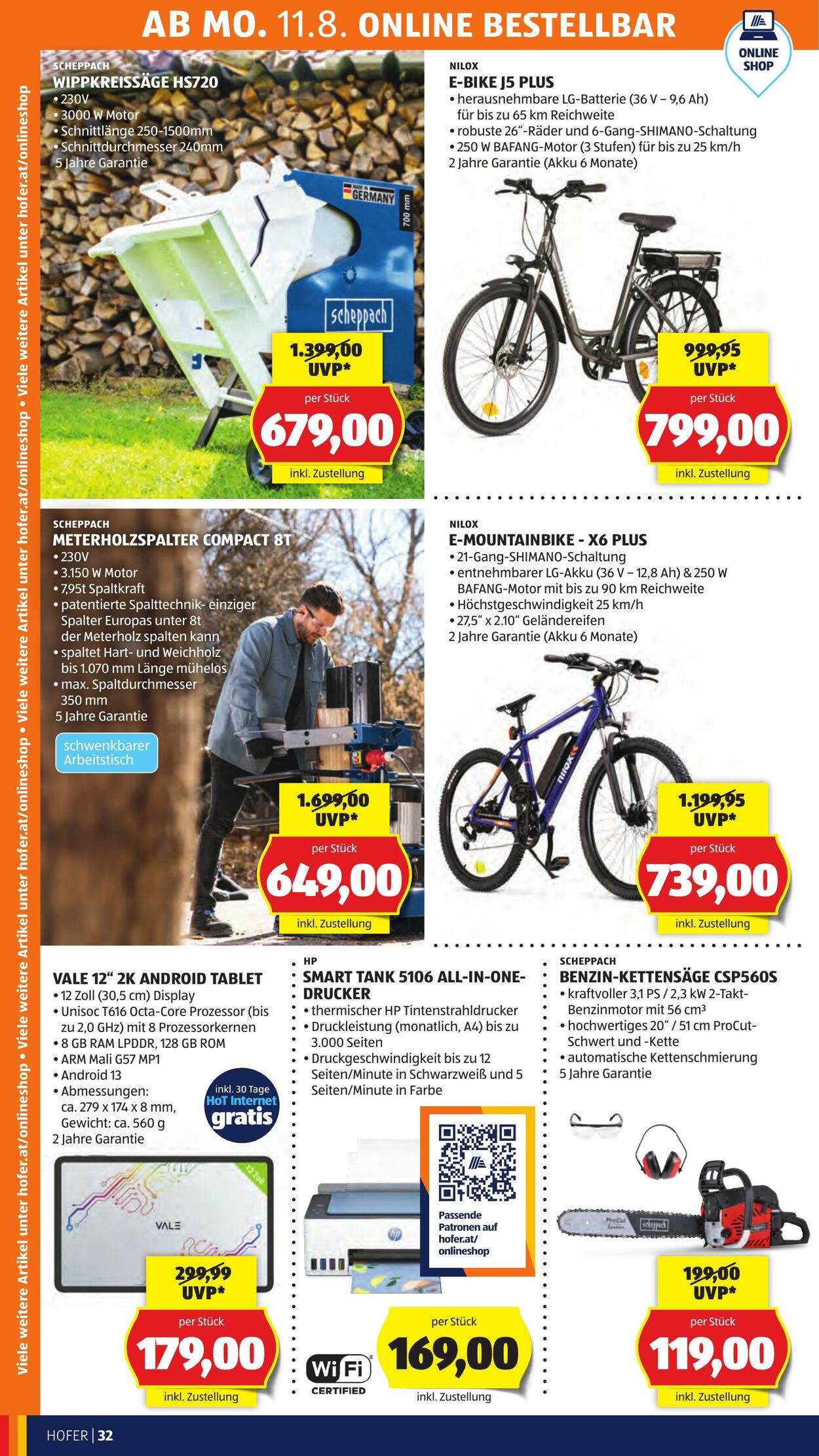 Prospekt Hofer 08.08.2025 - 14.08.2025