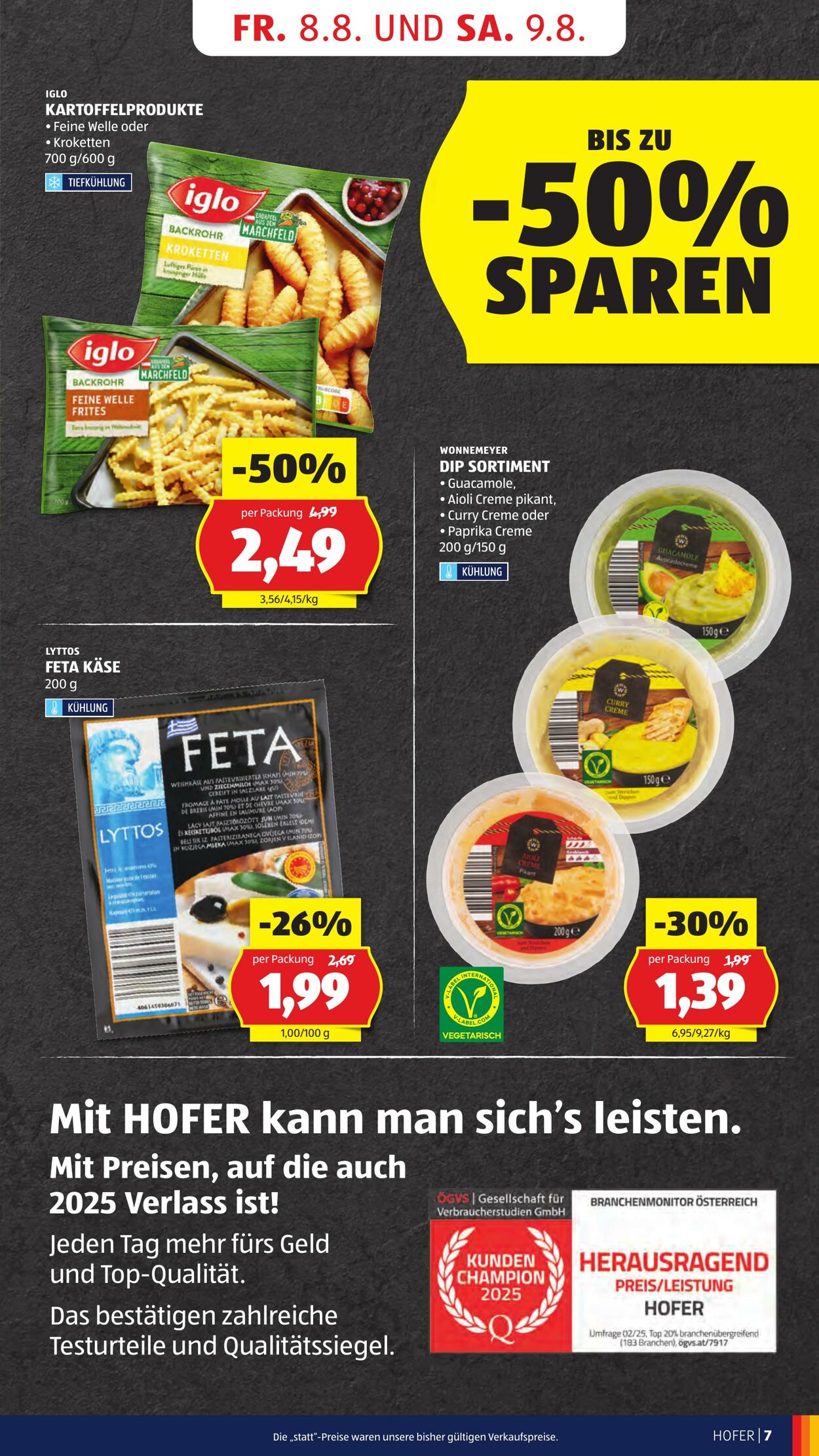Prospekt Hofer 08.08.2025 - 14.08.2025