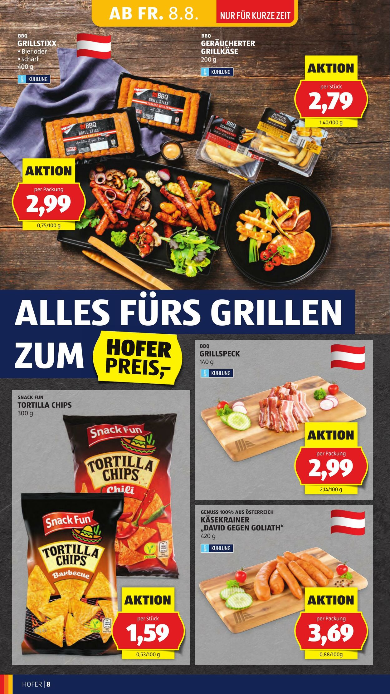 Prospekt Hofer 08.08.2025 - 14.08.2025