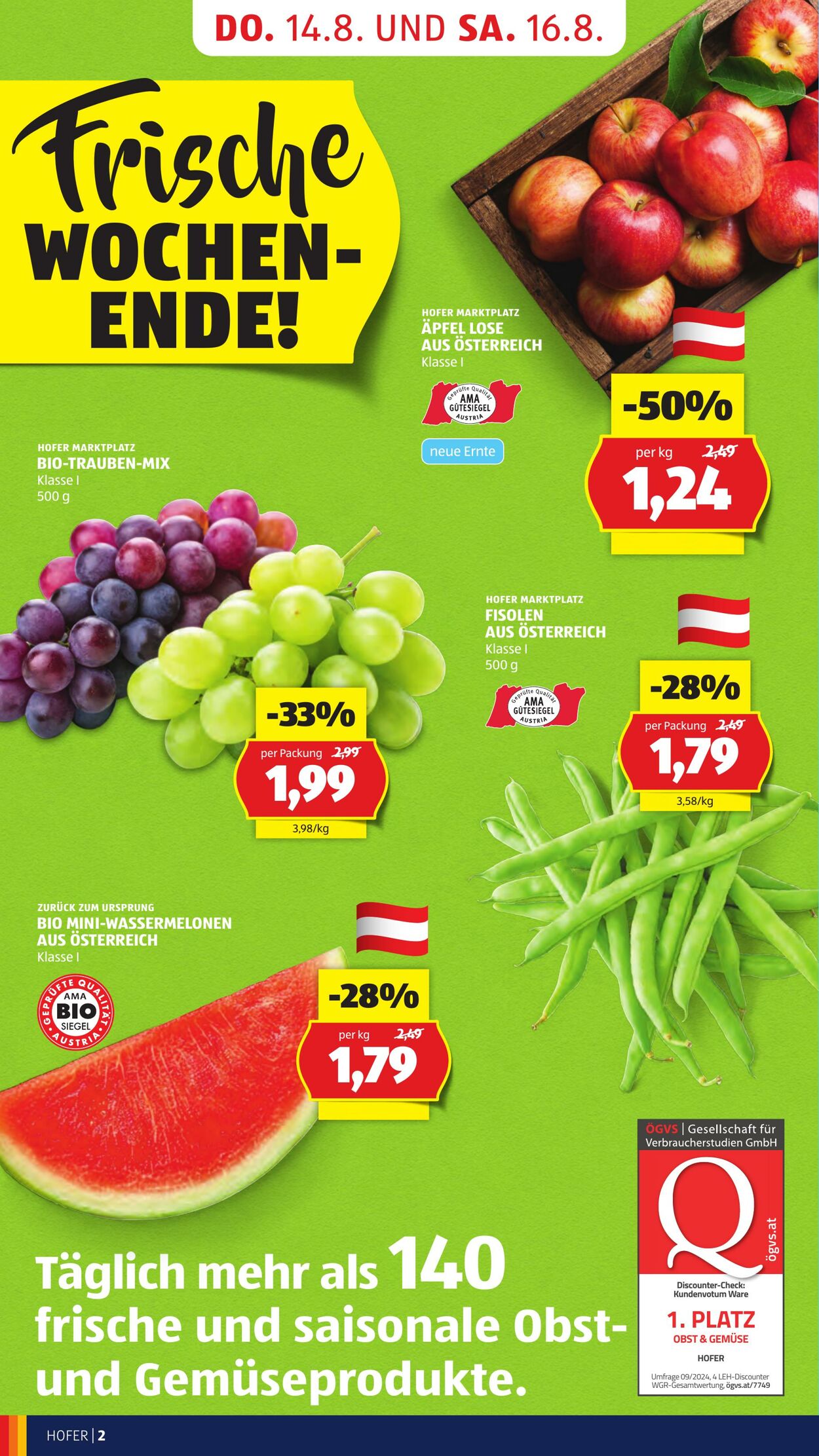 Prospekt Hofer 16.08.2025 - 21.08.2025