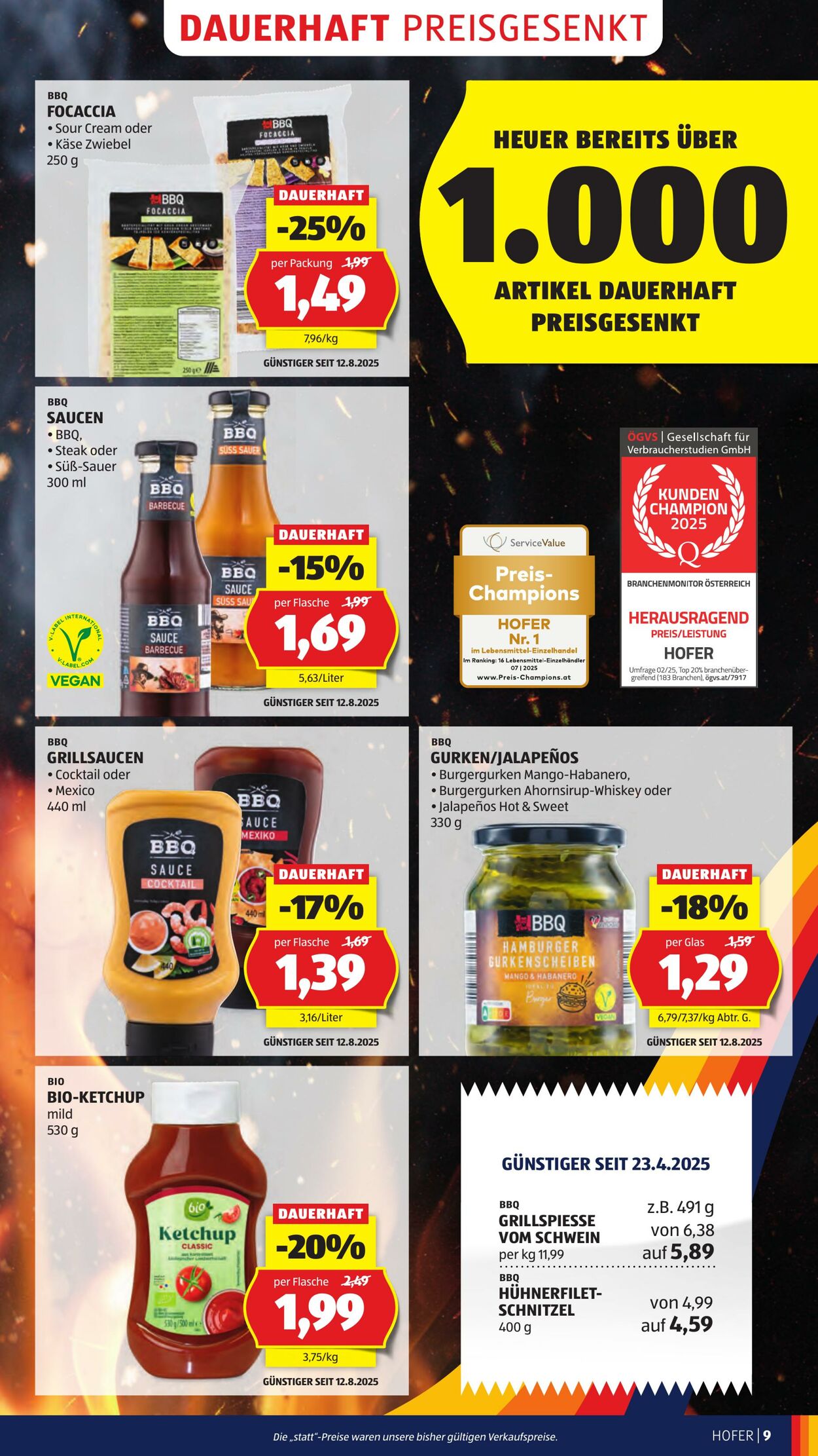 Prospekt Hofer 16.08.2025 - 21.08.2025
