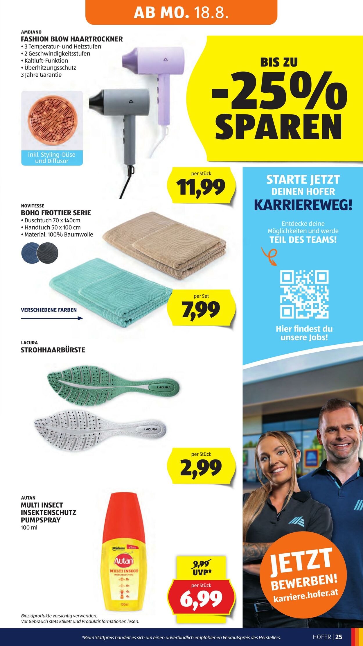 Prospekt Hofer 16.08.2025 - 21.08.2025