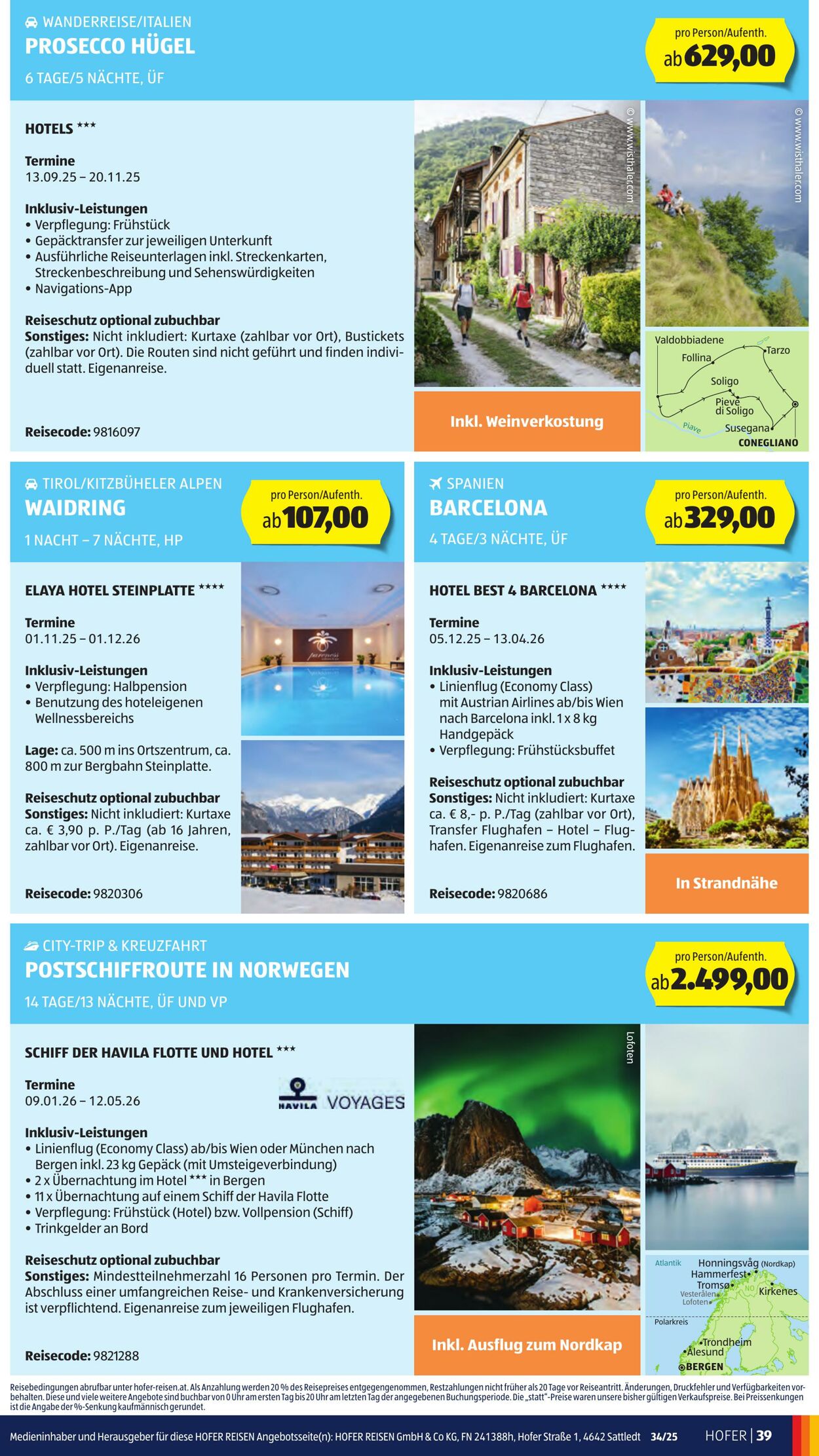 Prospekt Hofer 16.08.2025 - 21.08.2025