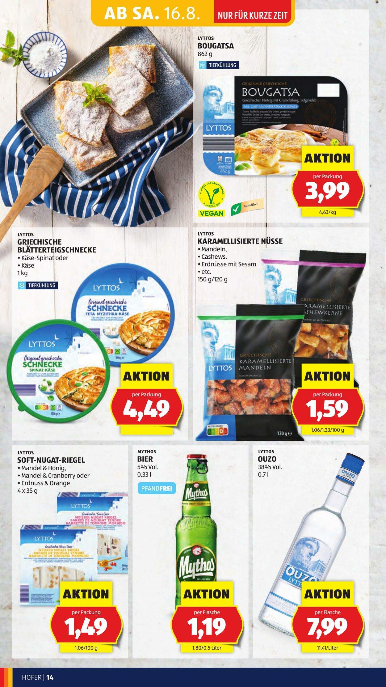 Prospekt Hofer 16.08.2025 - 21.08.2025