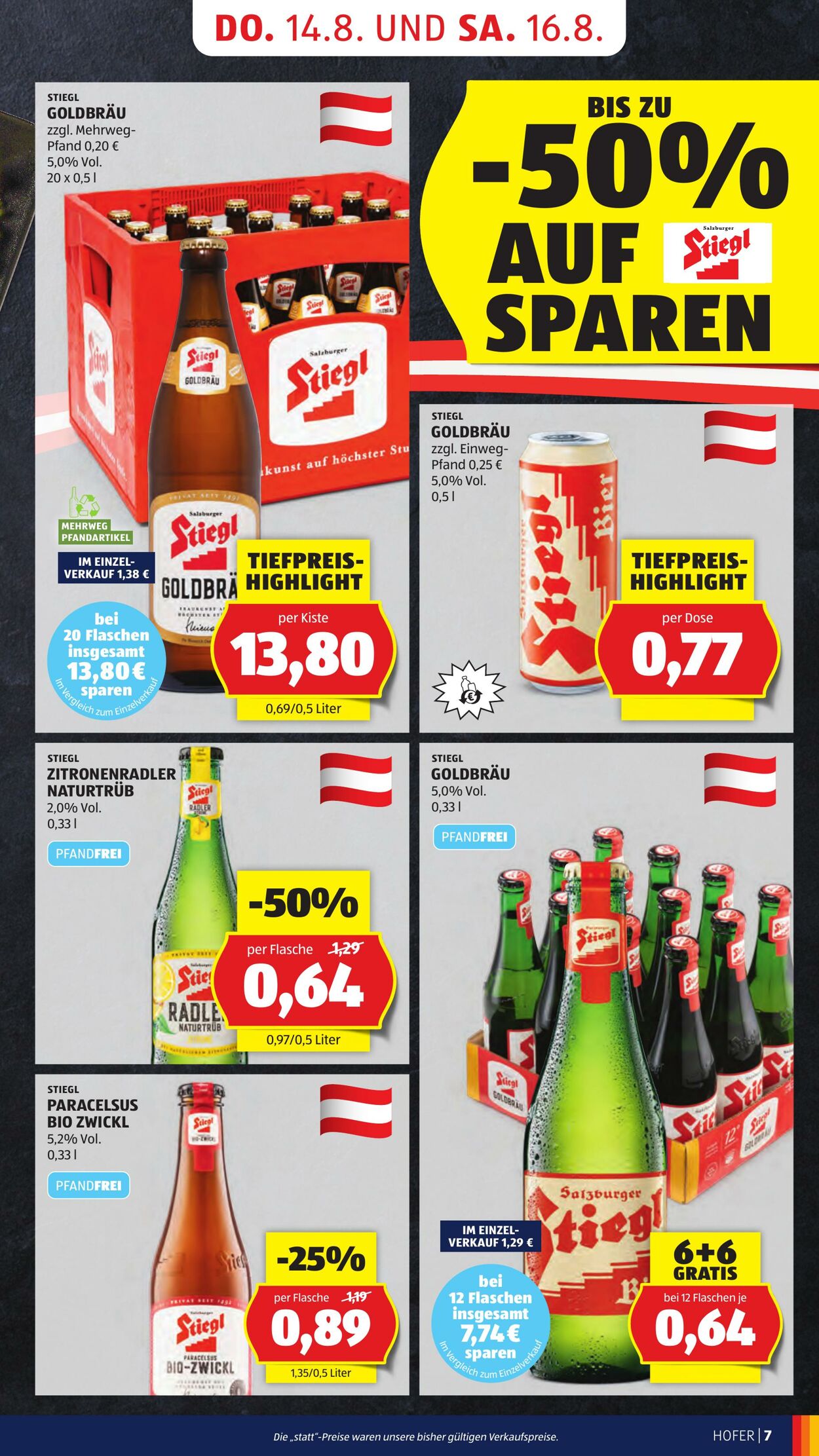 Prospekt Hofer 16.08.2025 - 21.08.2025