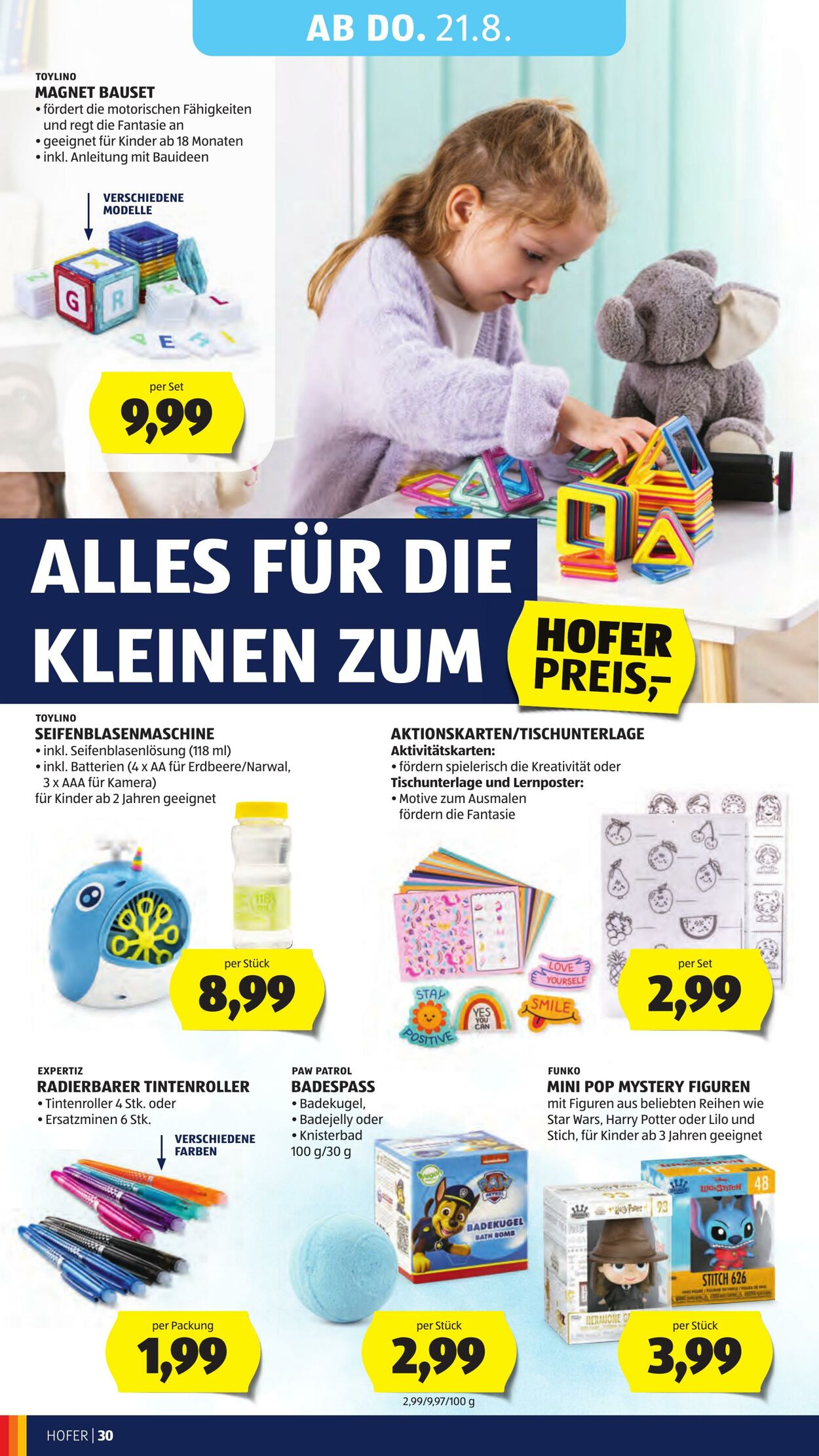 Prospekt Hofer 16.08.2025 - 21.08.2025
