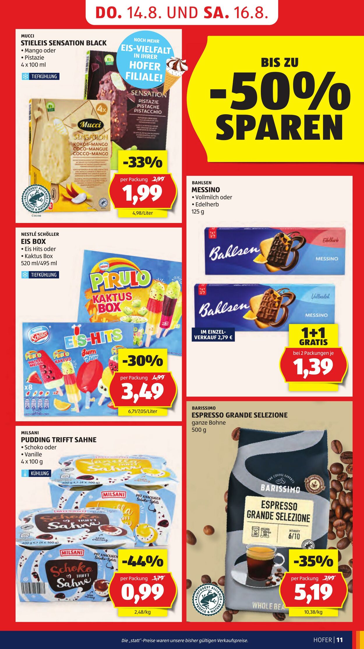 Prospekt Hofer 16.08.2025 - 21.08.2025