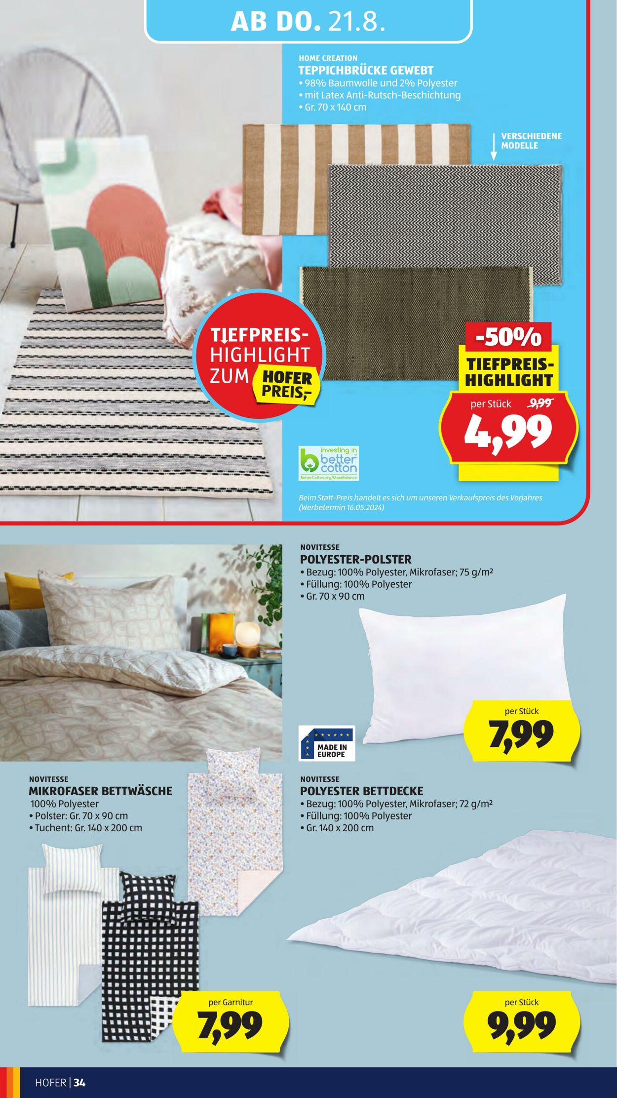 Prospekt Hofer 16.08.2025 - 21.08.2025