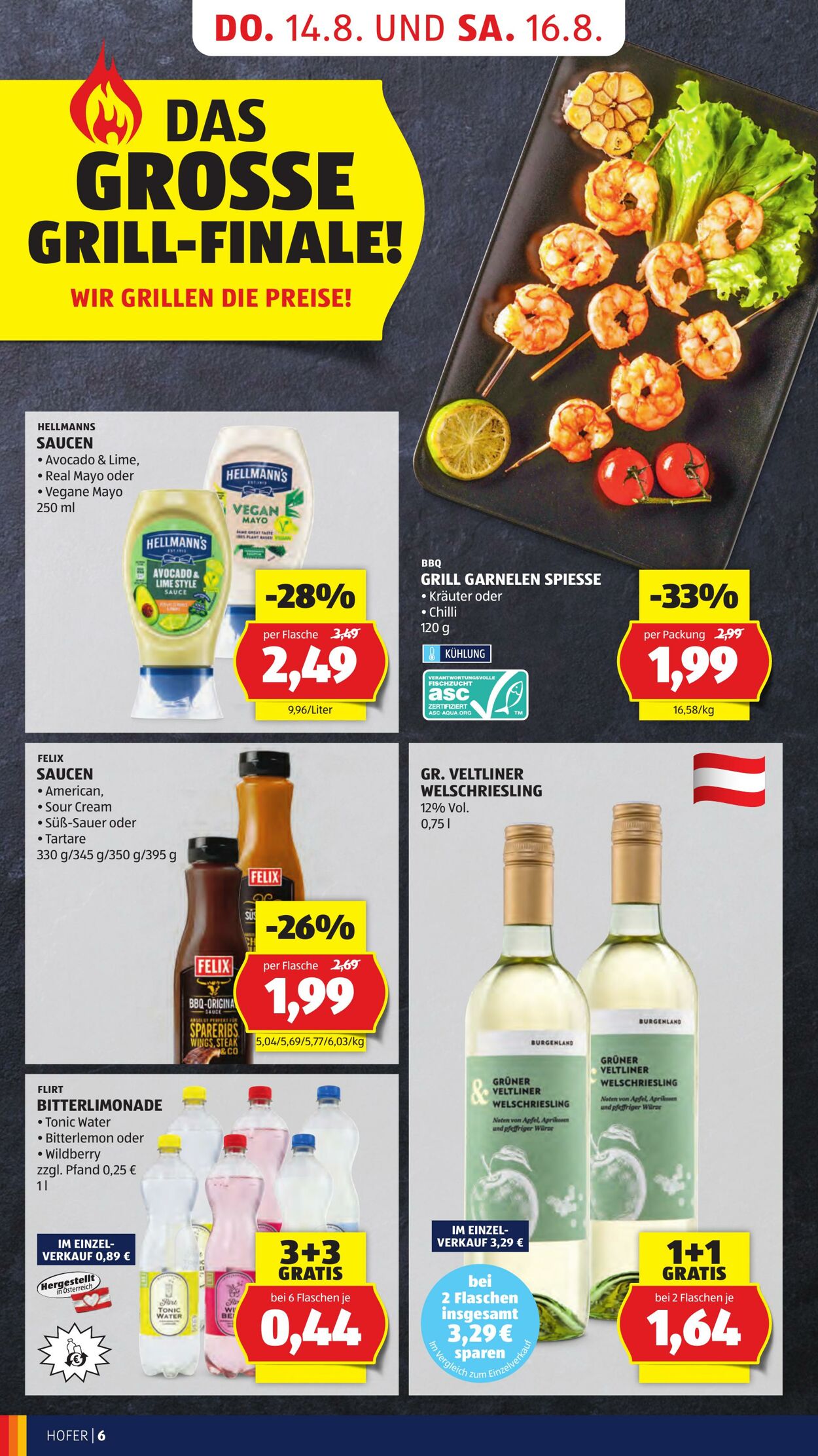 Prospekt Hofer 16.08.2025 - 21.08.2025
