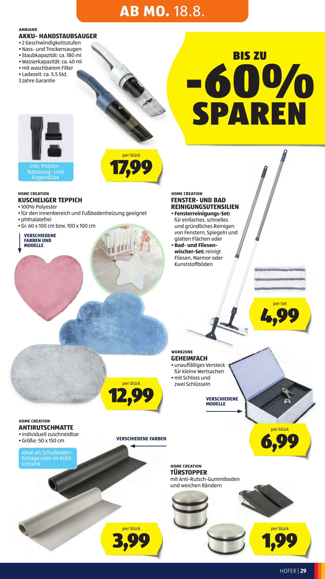 Prospekt Hofer 16.08.2025 - 21.08.2025